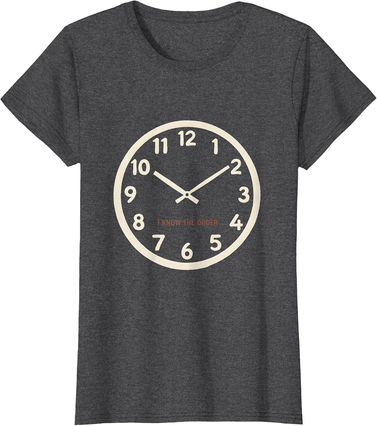Women's I Know The Order Funny Mechanic Garage Car Guy Humor T-Shirt - Dark Heather Grey