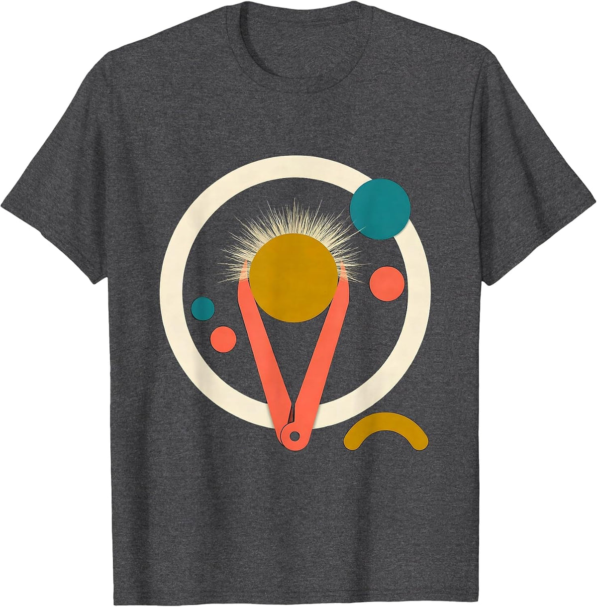Occupational Therapy Fine Motor Tweezers Pom-Pom T-Shirt - Dark Heather Grey