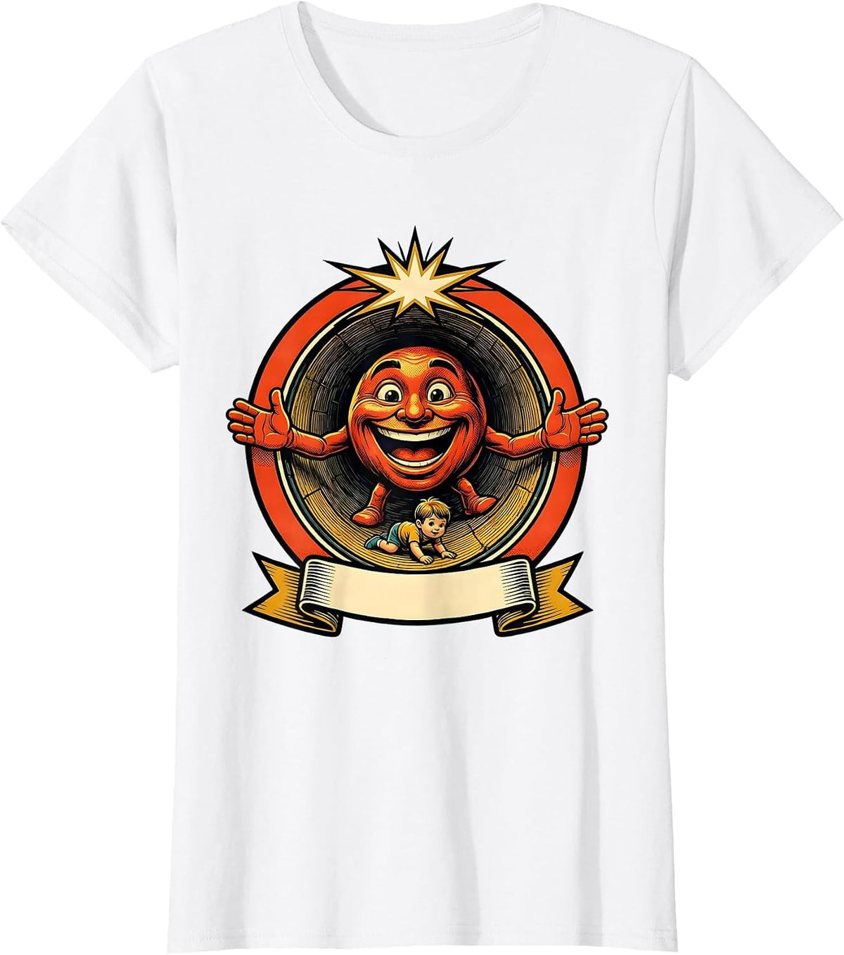 Women's Occupational Therapy Child Tunnel Obstacle Course T-Shirt - White
