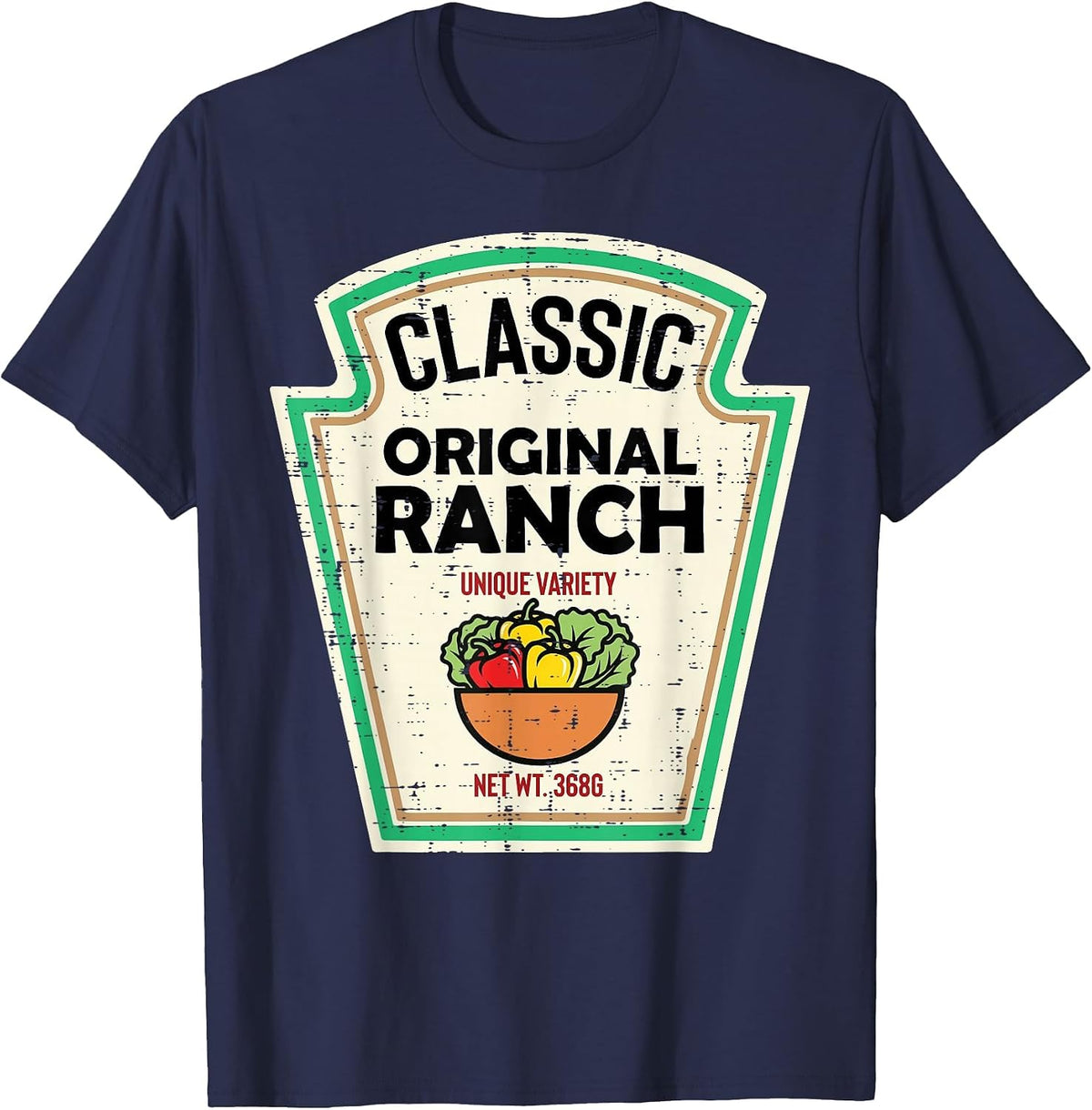 Halloween Original Ranch Food Matching Costume Men Women Kid T-Shirt - Navy Blue