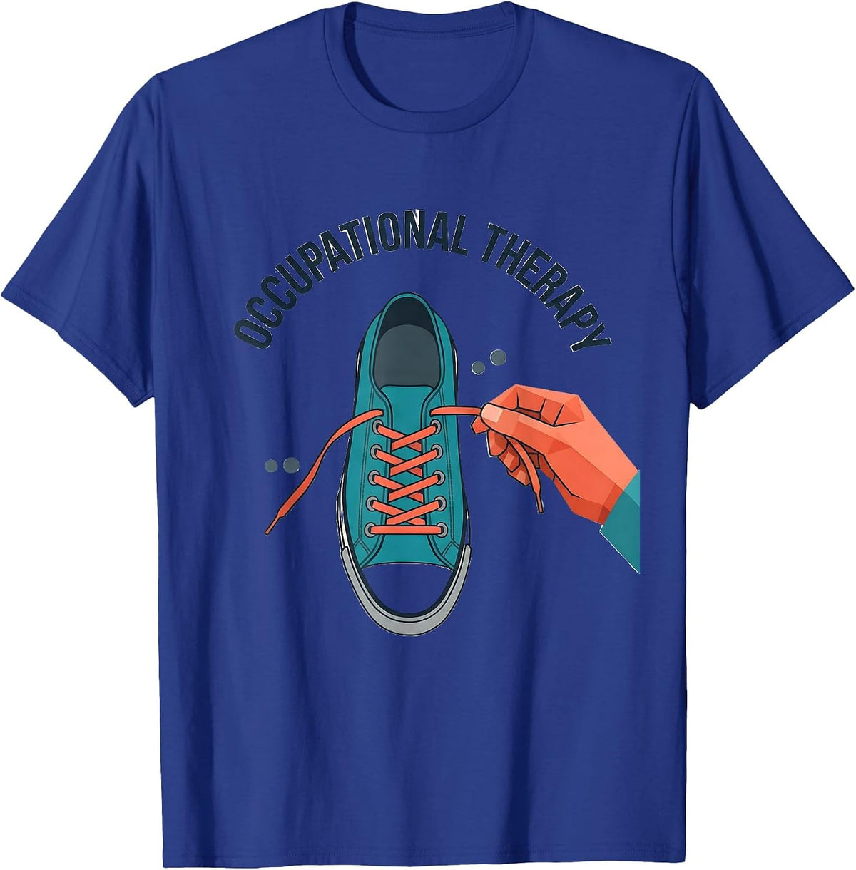 Occupational Therapy Retro Vintage OT Month Celebration T-Shirt - Royal Blue