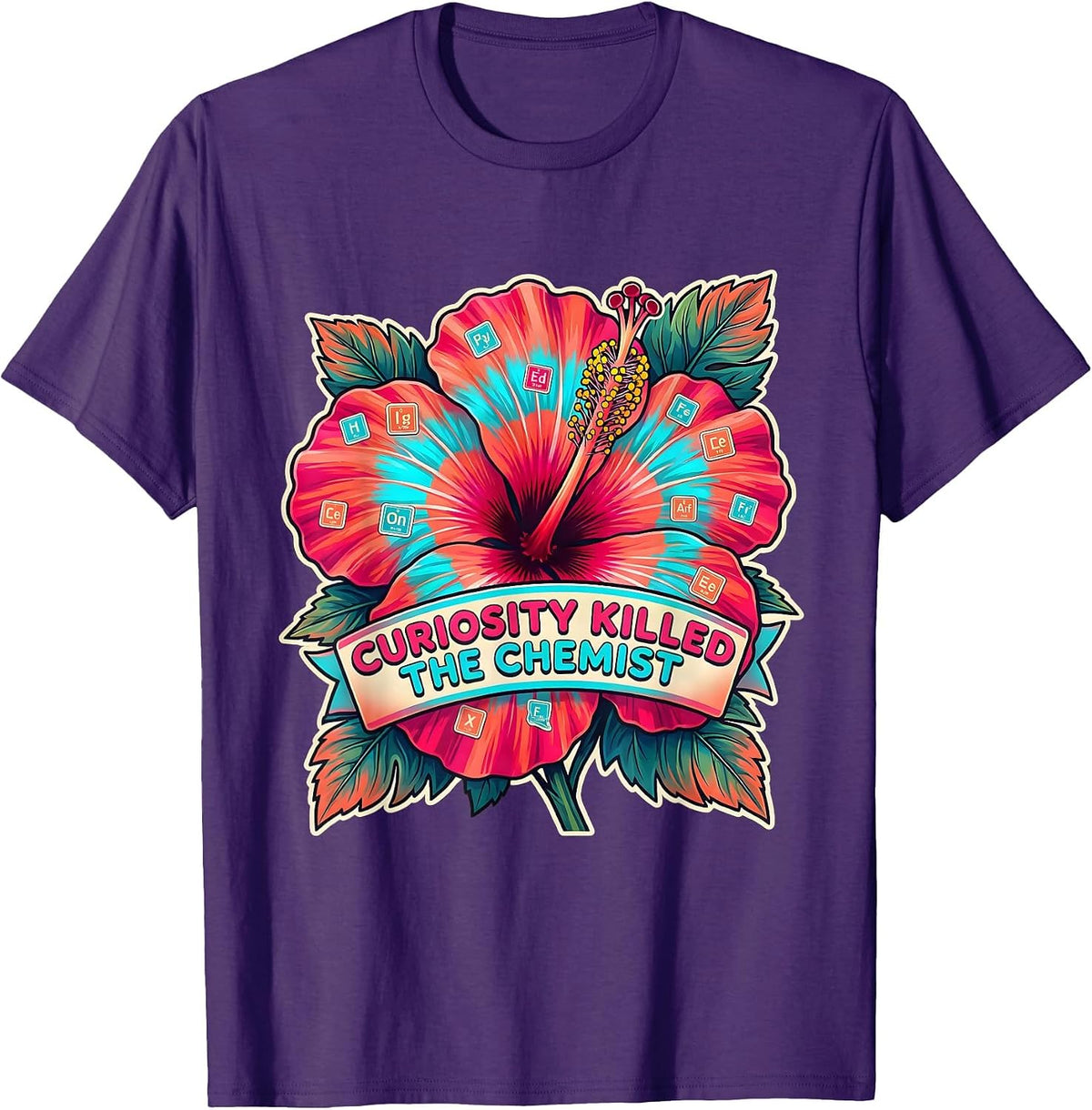 Men's Can I Lick It Periodic Table Chemist Design T-Shirt - Purple