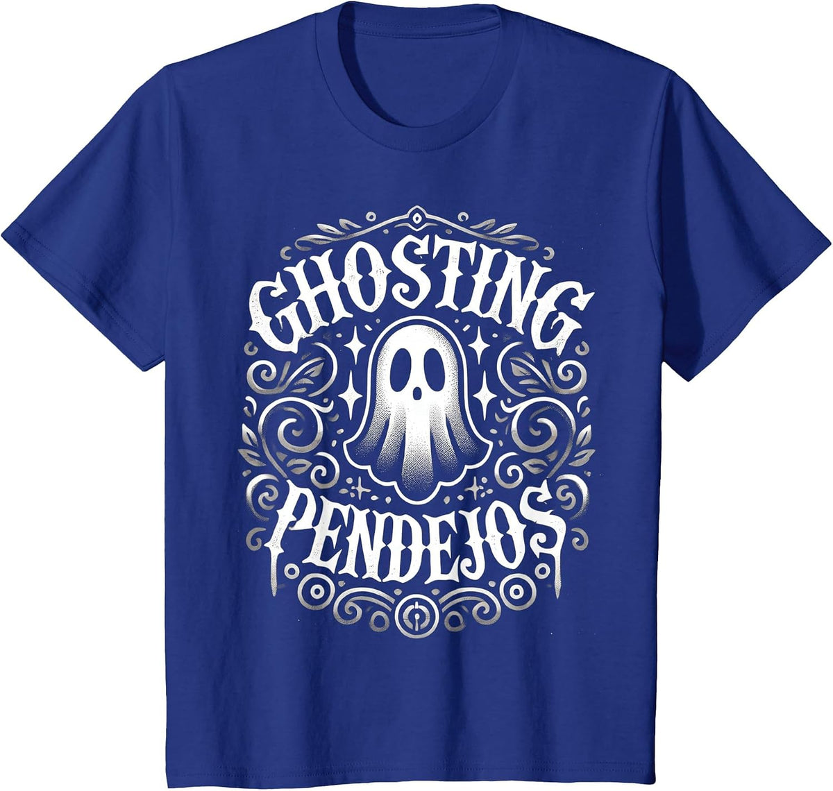 Ghosting Pendejos Funny Mexican Ghost Halloween T-Shirt - Royal Blue