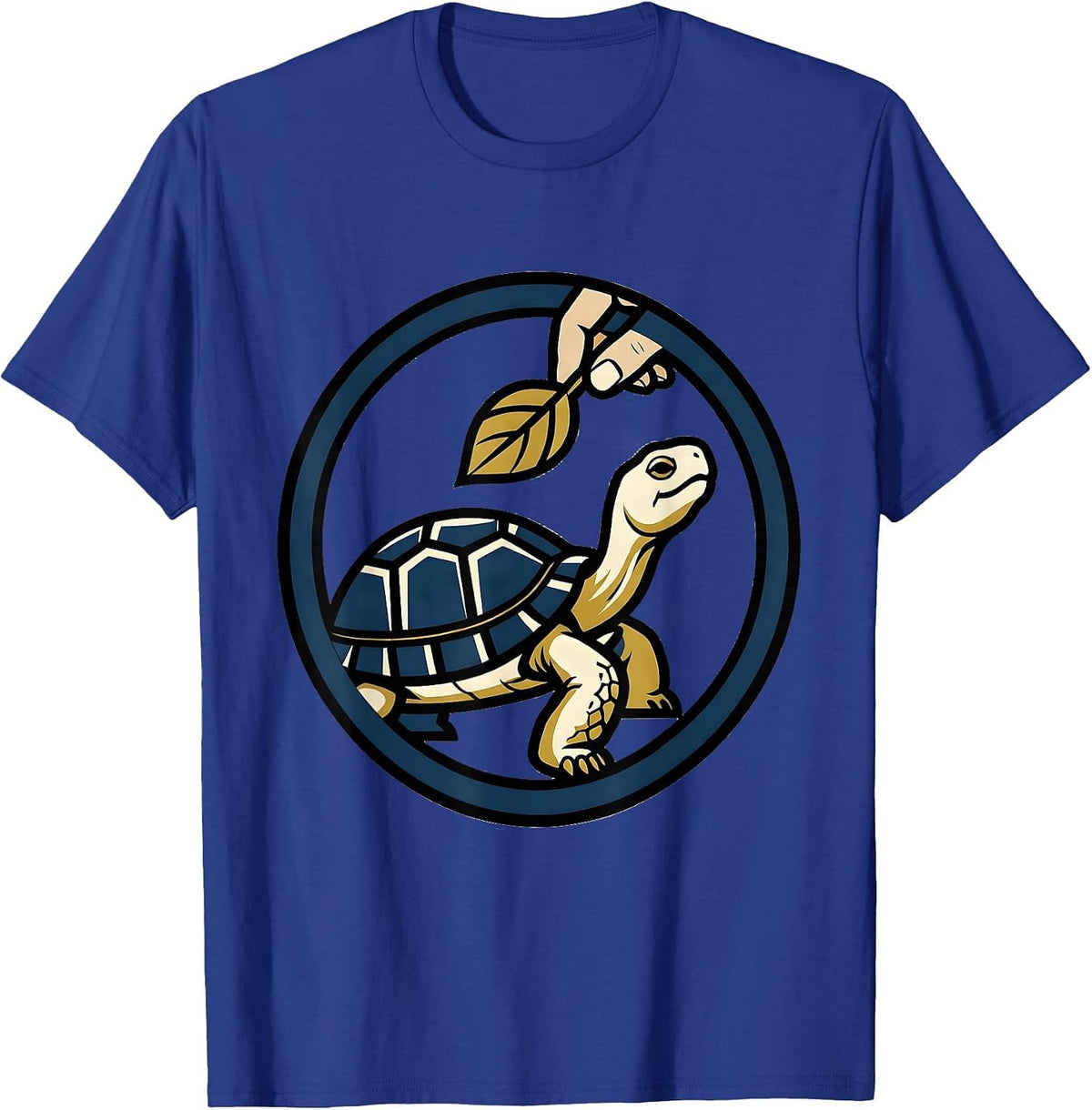 Sealed Tortoise Emblem Pet Lover Gift T-Shirt - Royal Blue