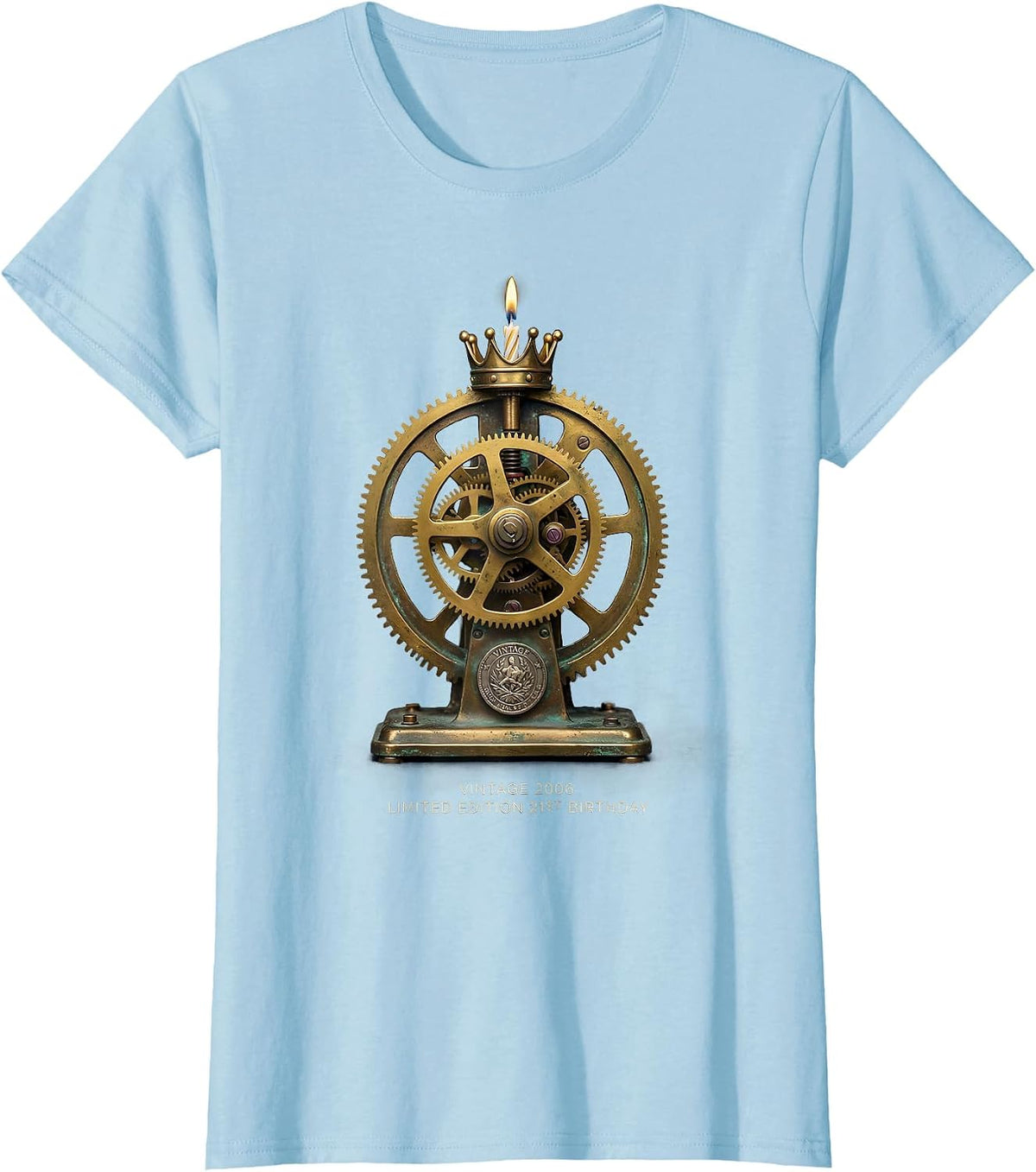 Vintage 2006 Limited Edition 21st Birthday Birthday Gift T-Shirt - Baby Blue