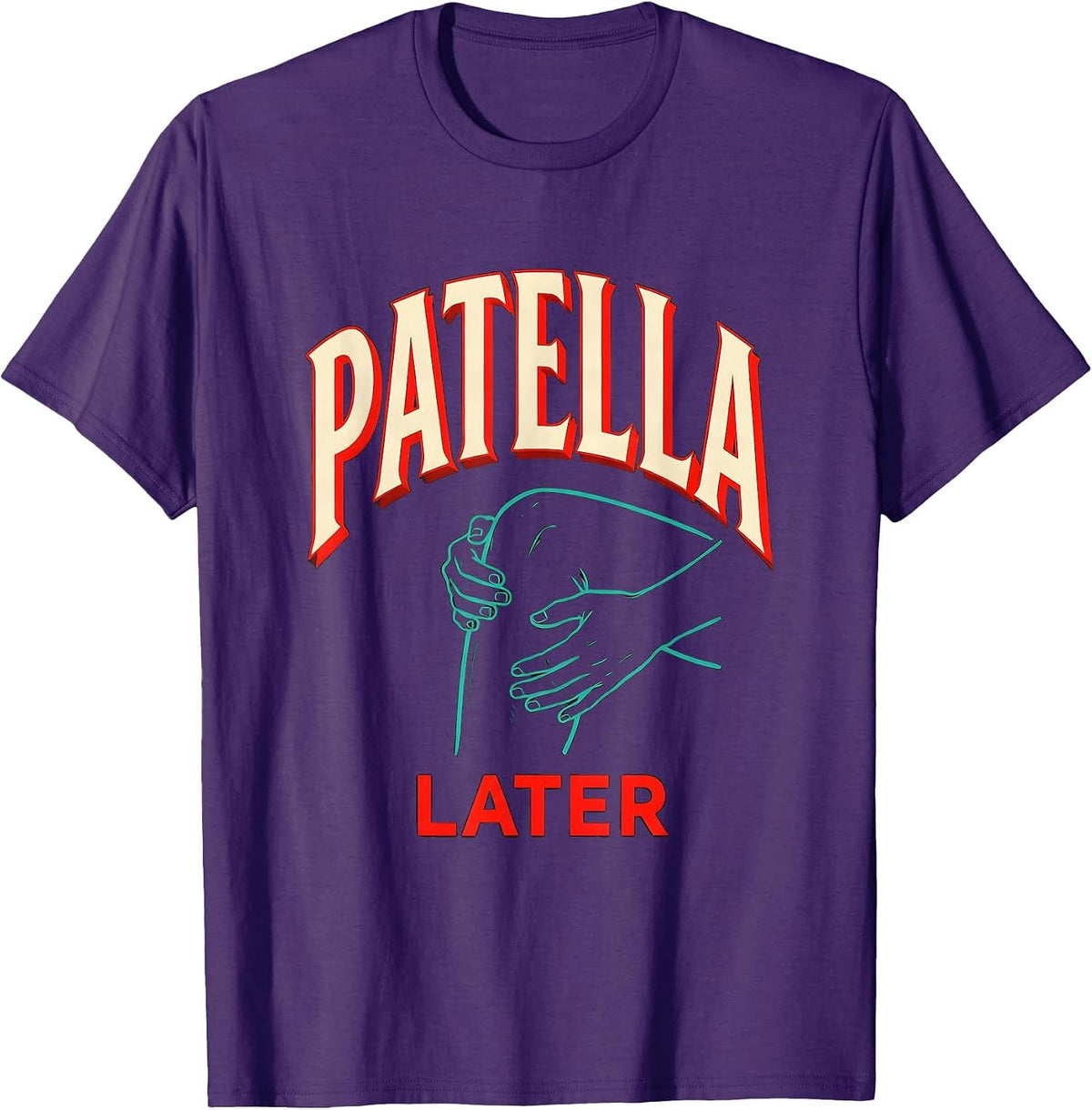 Patella Later Funny Therapist Physical Occupational Speech T-Shirt - Purple