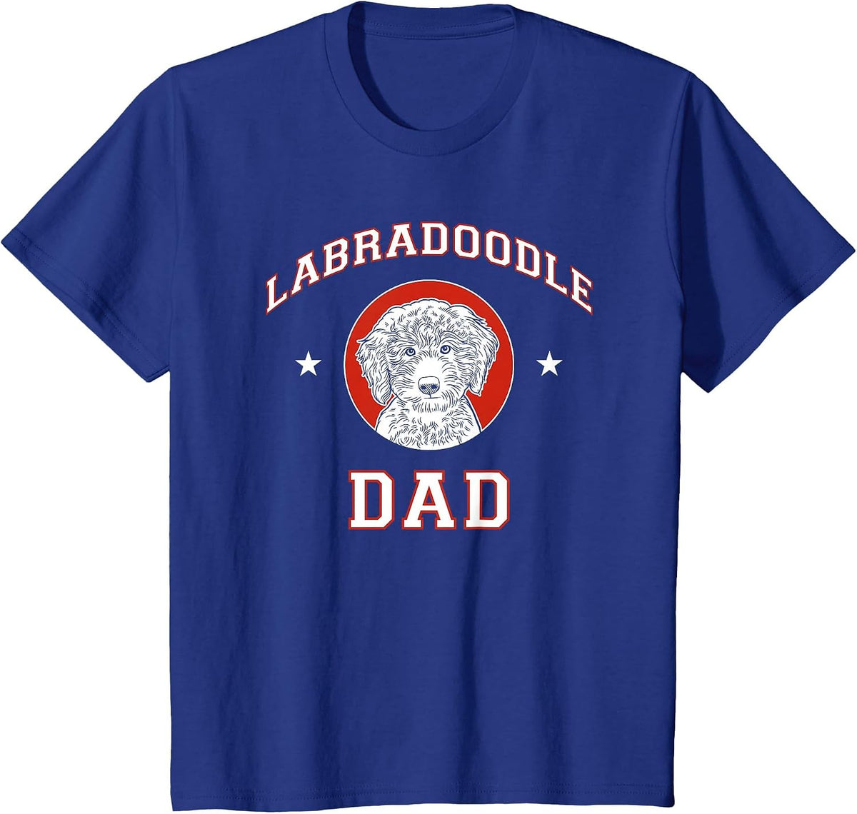 Labradoodle Dad Dog Father T-Shirt - Royal Blue