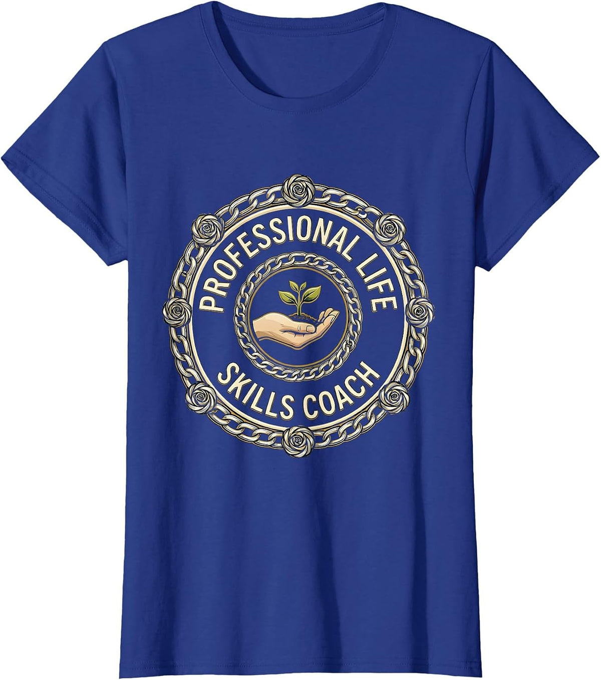 Women's Professional Life Skills Coach Occupational Therapy T-Shirt - Royal Blue