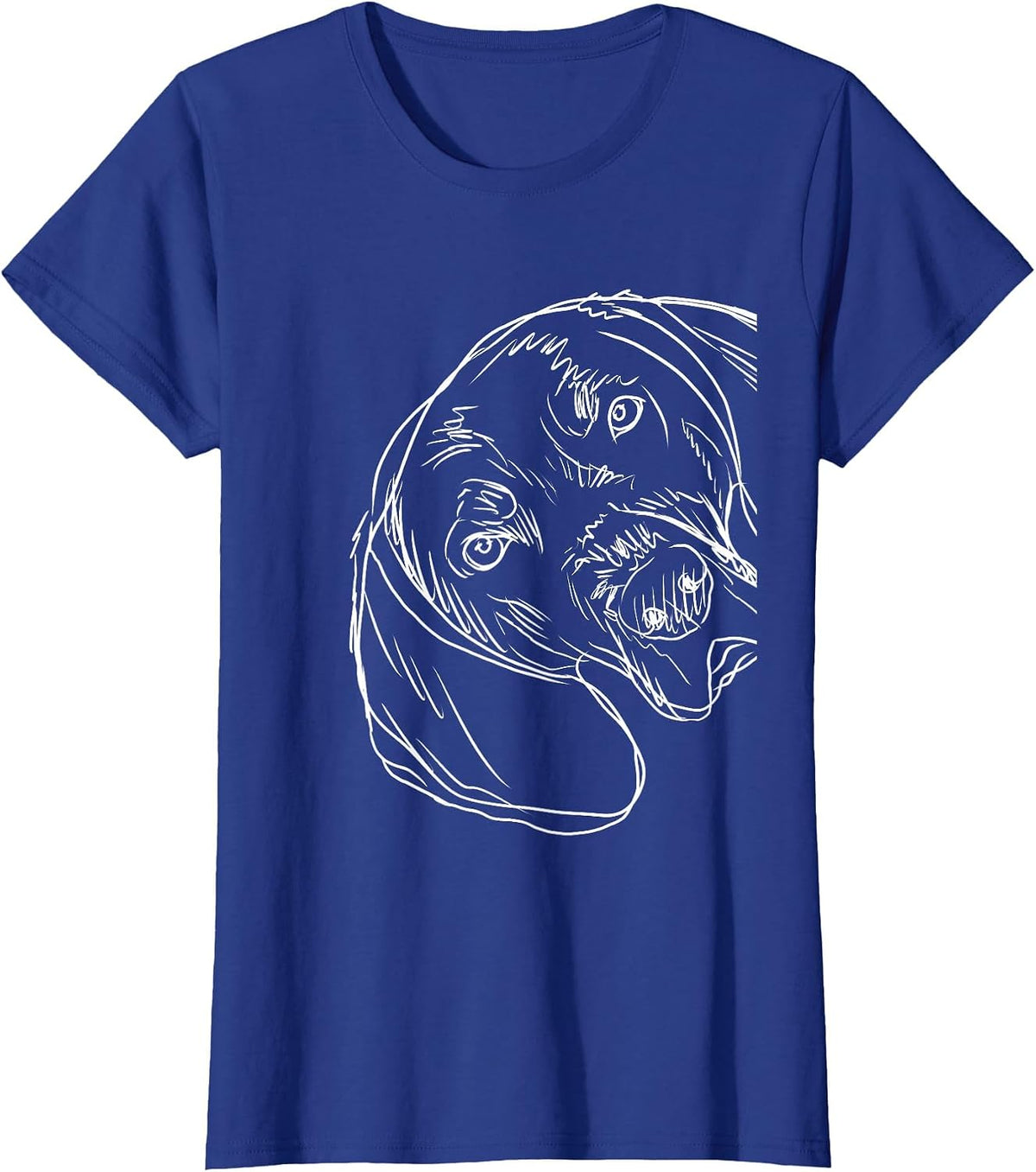 Funy Dog Bluetick Coonhound T-Shirt - Royal Blue