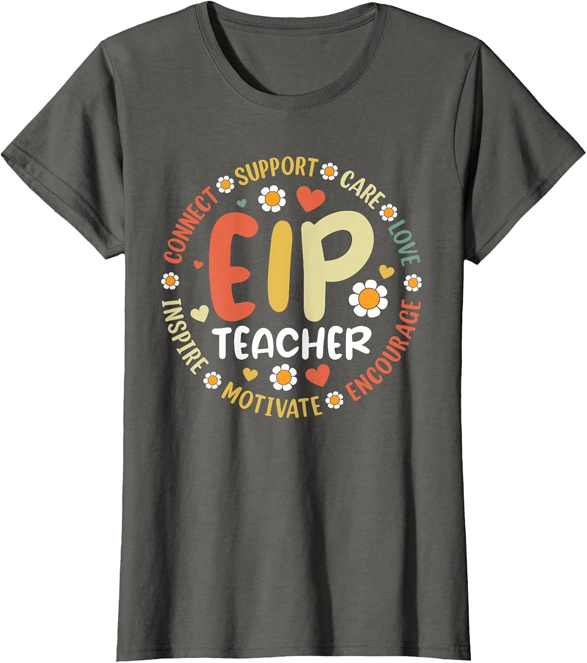 EIP Teacher Appreciation Week Back to School T-Shirt - Asphalt Grey