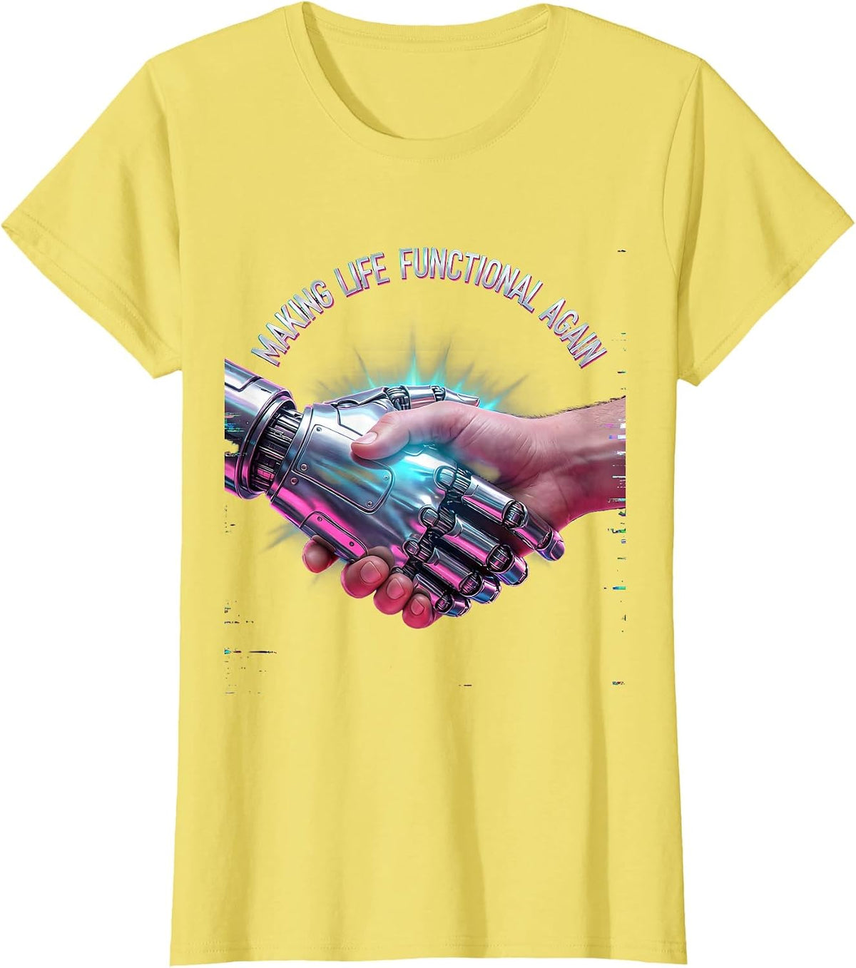 Women's Making Life Functional Again Occupational Therapy T-Shirt - Lemon Yellow