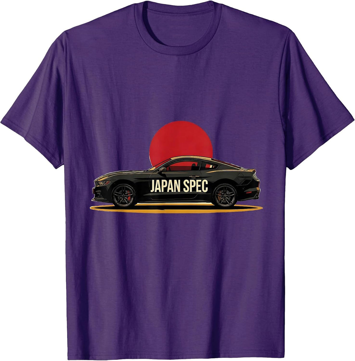Japan Spec Retro Vintage JDM Drift Car Enthusiast Graphic T-Shirt - Purple