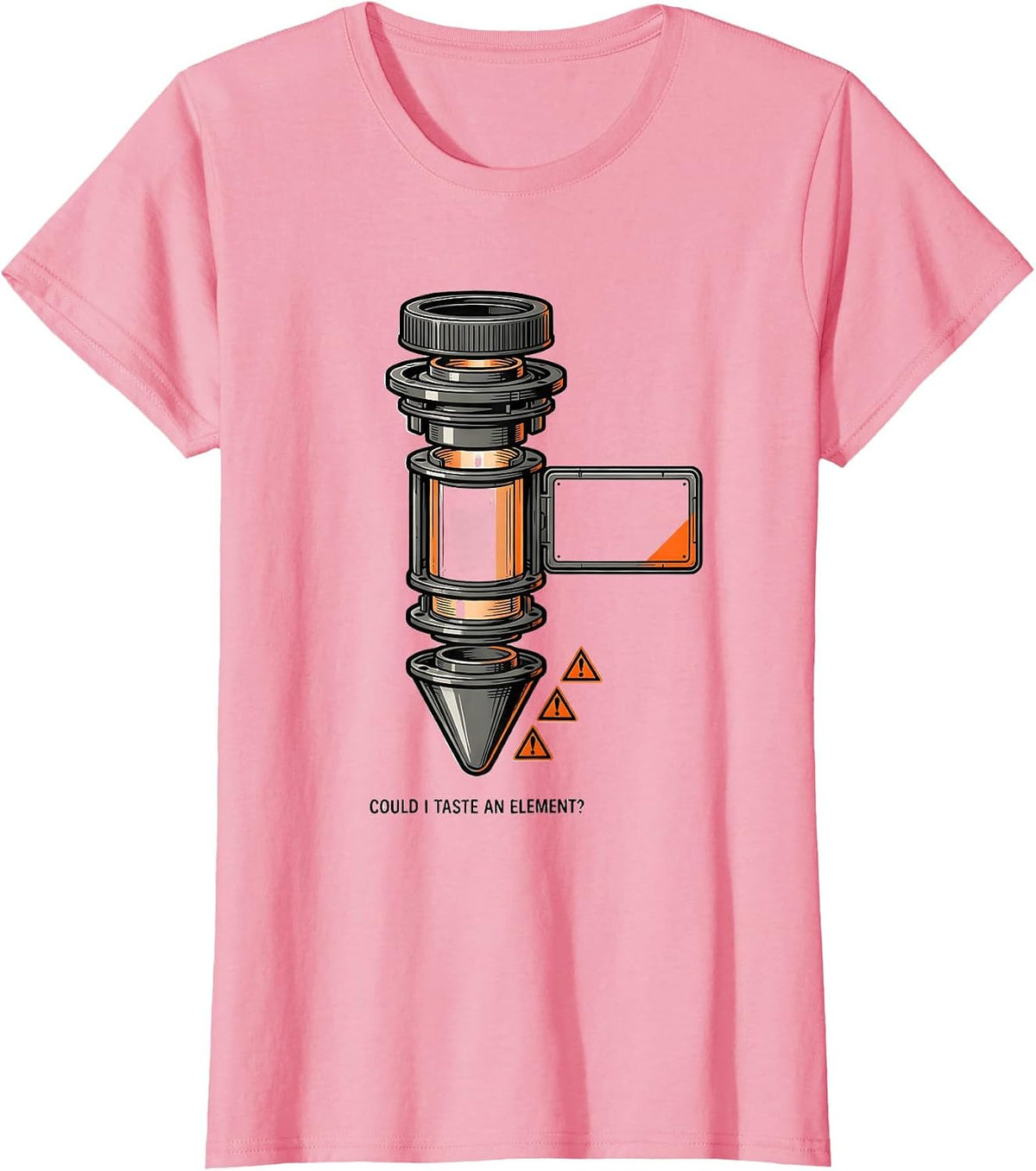 Women's Could I Taste An Element Funny Periodic Table Science T-Shirt - Pink