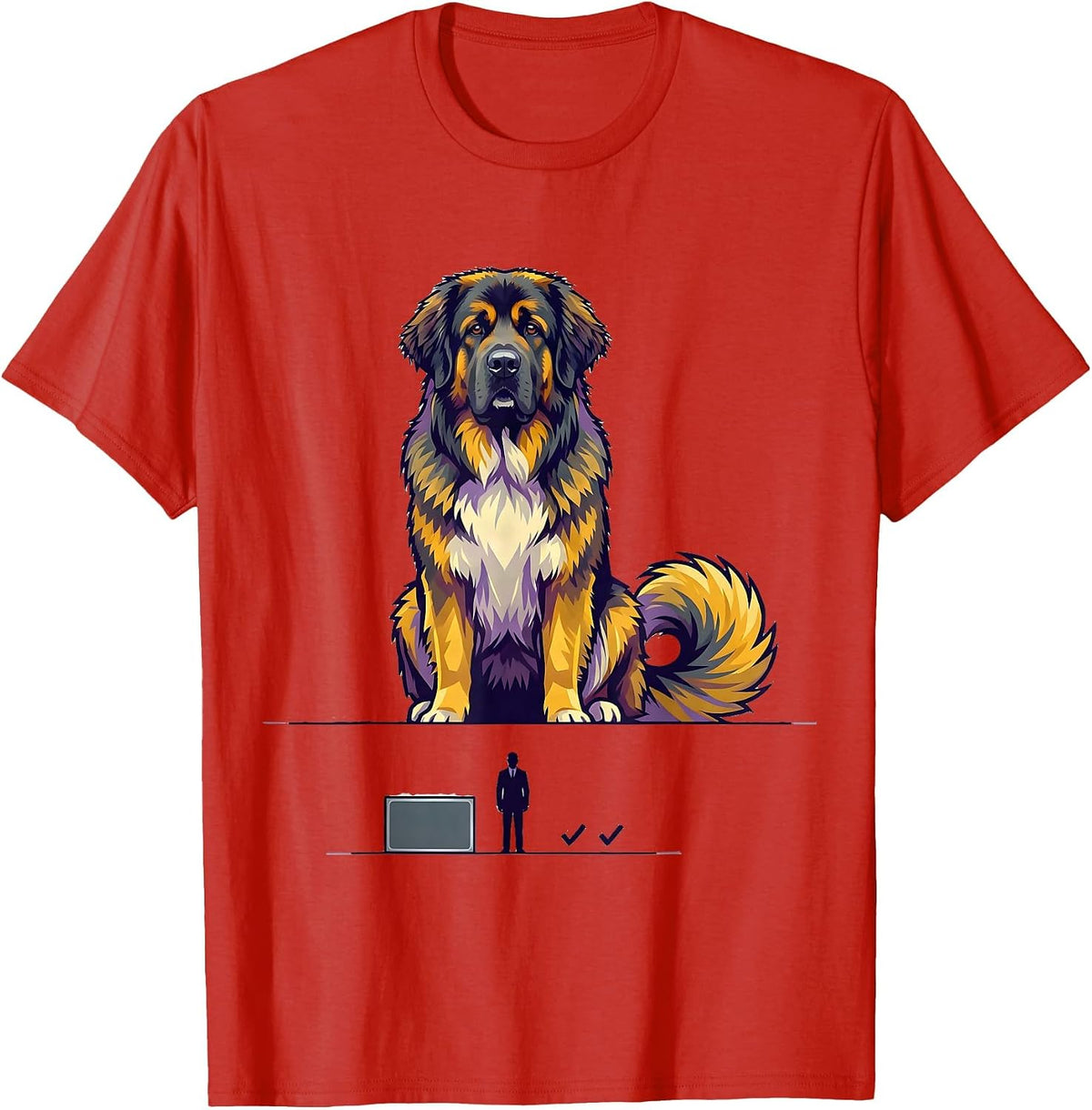 Men's Great Pyrenees Dog Owner Breed Pride Pet Humor T-Shirt - Red