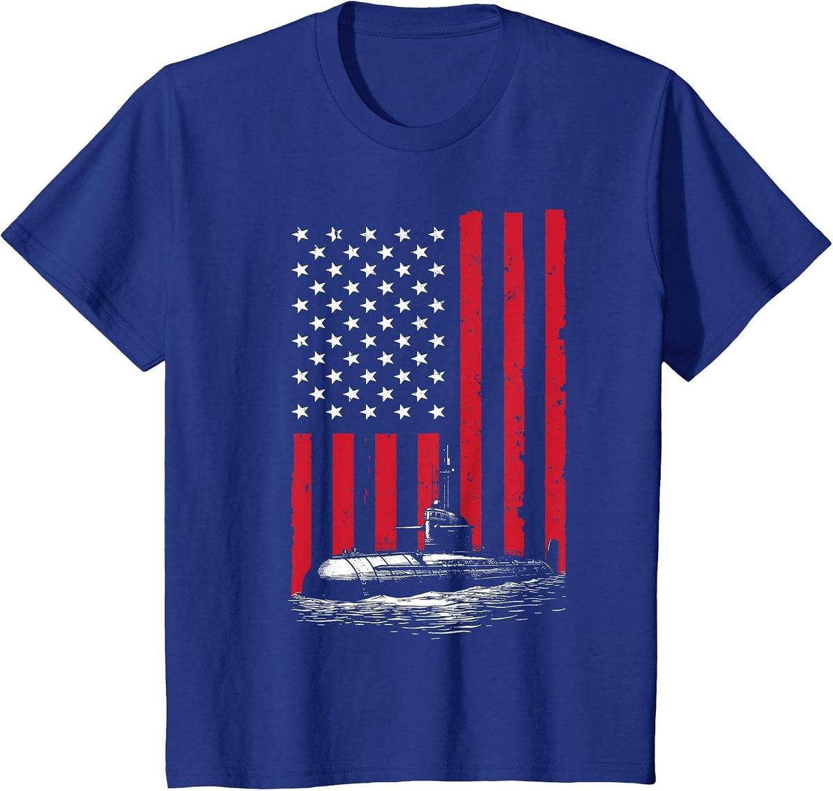 Funny Submarine Design for Men Submariner Submarine Veteran T-Shirt - Royal Blue