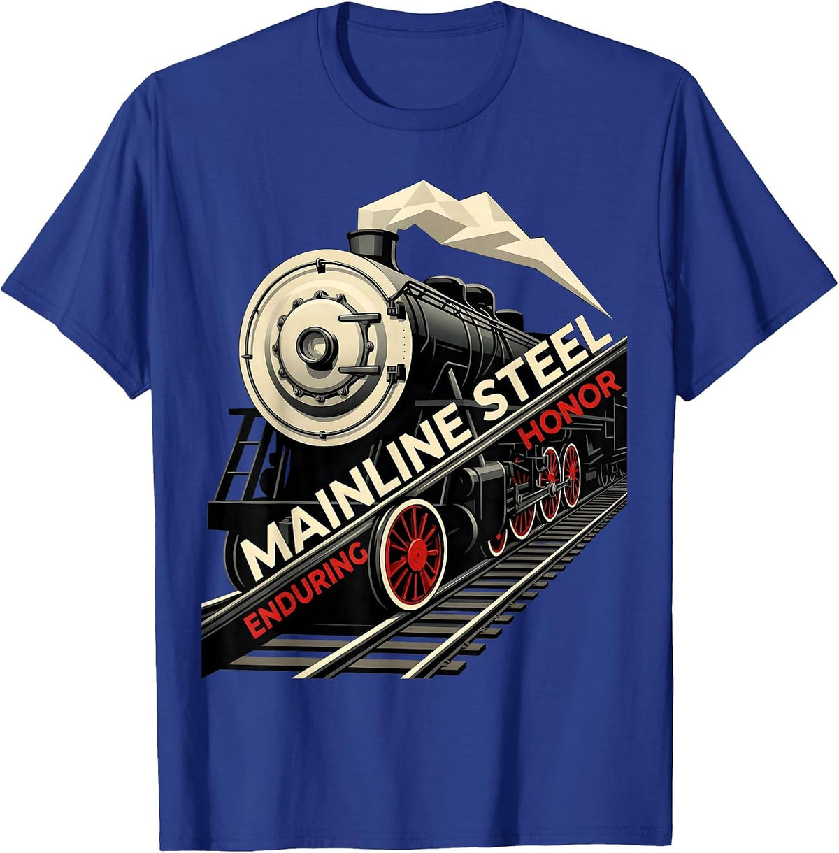 Men's Mainline Steel Enduring Honor Constructivist Steam T-Shirt - Royal Blue
