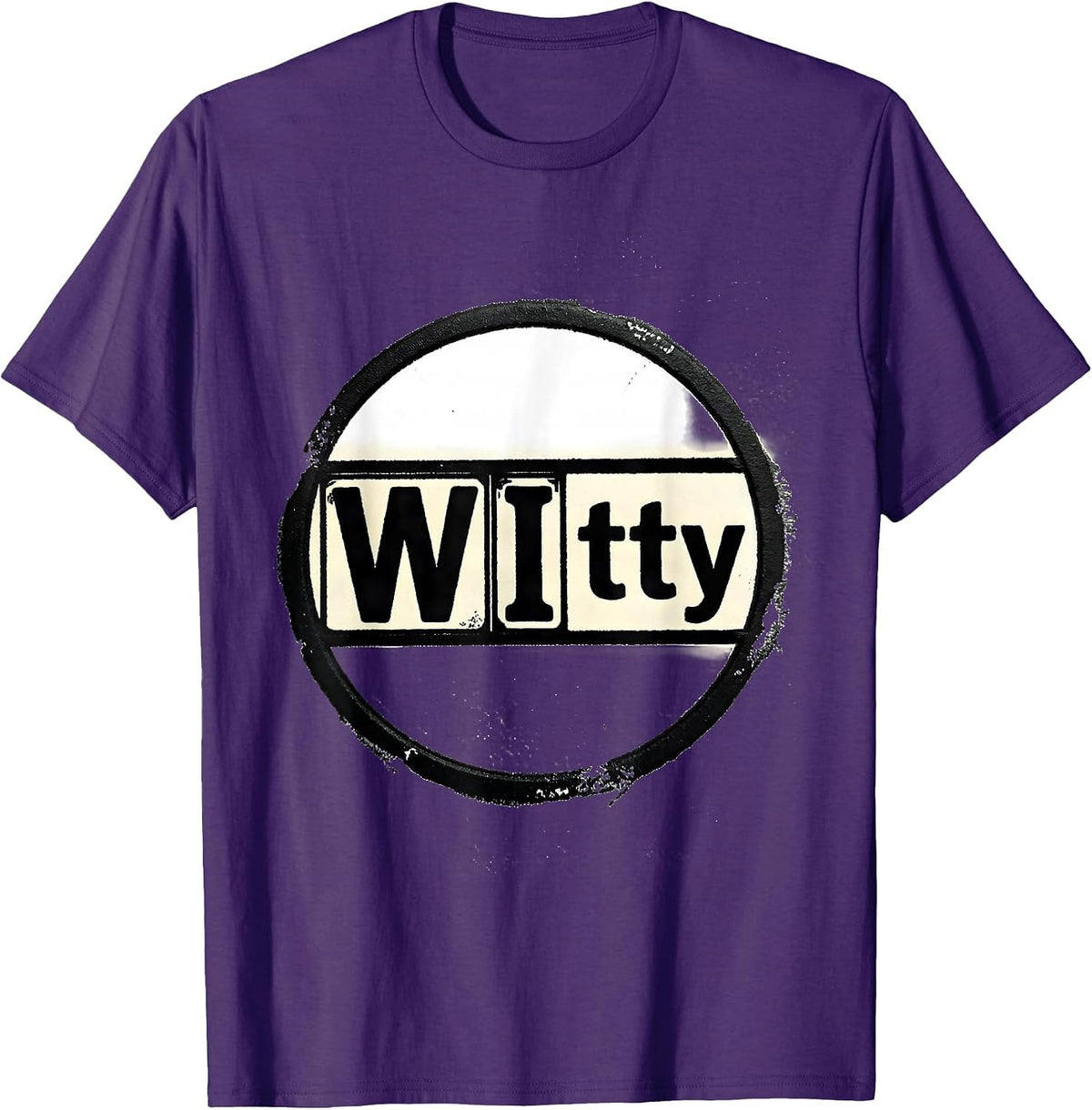 WItty Funny Science Nerd Periodic Table Element Pun Gift T-Shirt - Purple
