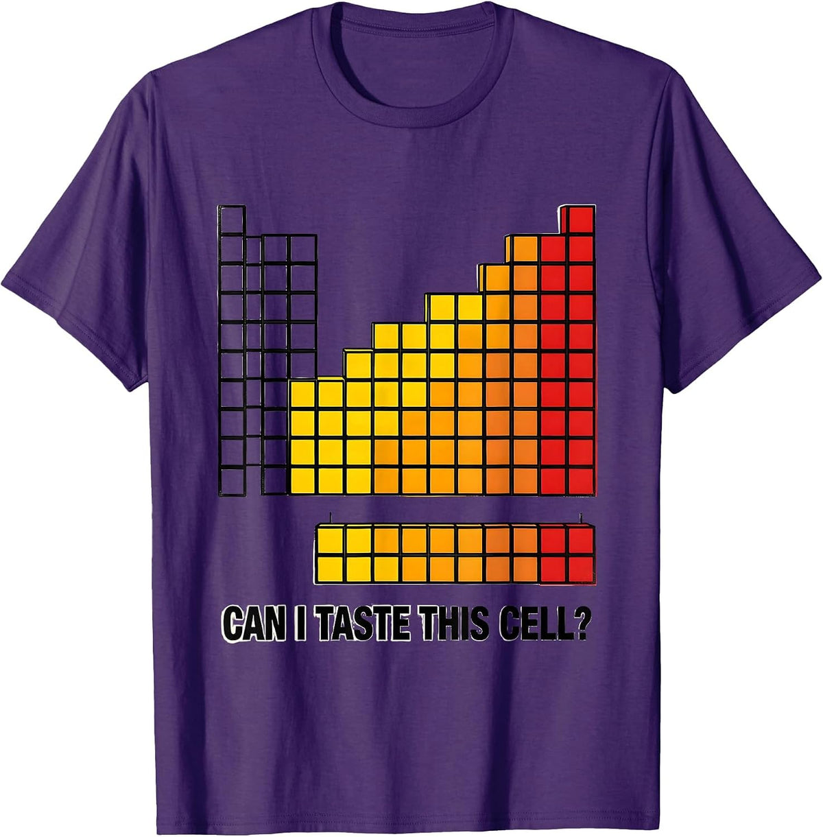 Can I Taste This Cell Funny Periodic Table Science Teacher T-Shirt - Purple