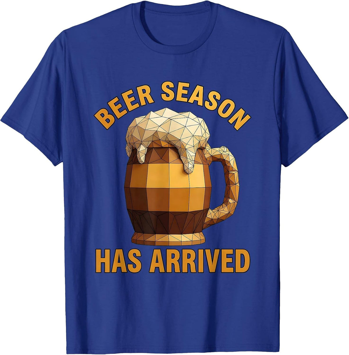 Beer Season Has Arrived Oktoberfest Design T-Shirt - Royal Blue