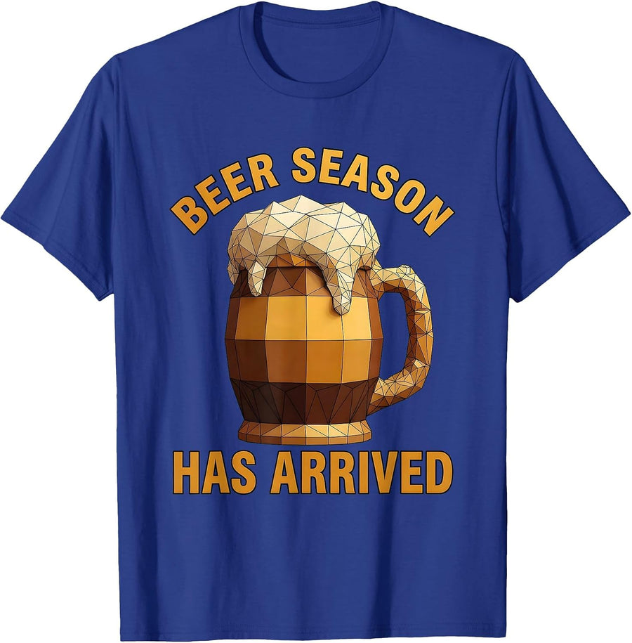 Beer Season Has Arrived Oktoberfest Design T-Shirt - Royal Blue