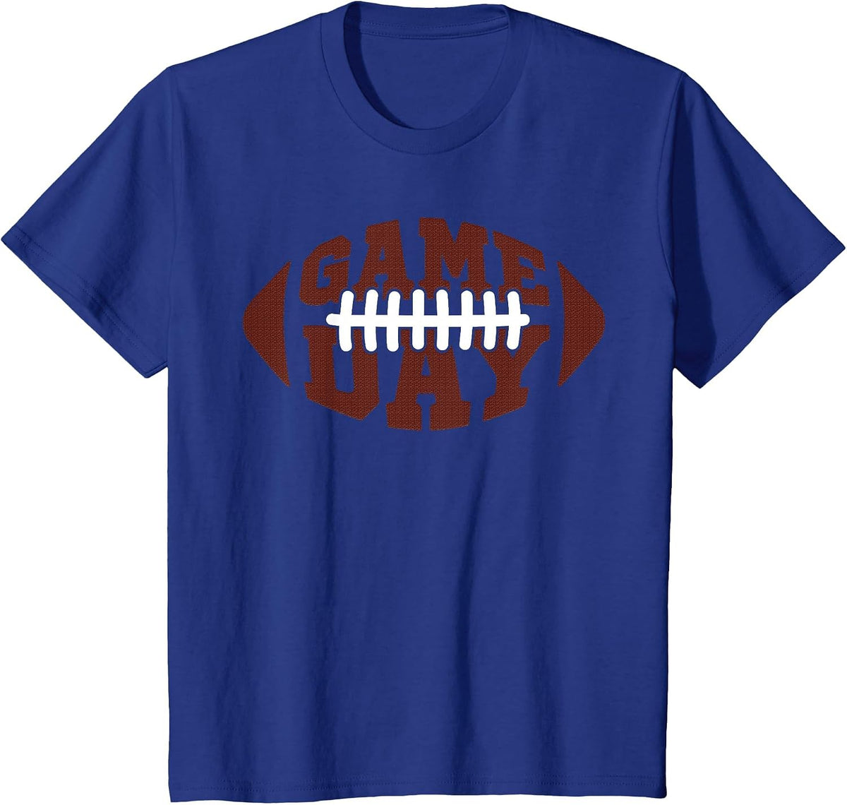 Game Day American Football Sport Lover Game Day Vibes T-Shirt - Royal Blue