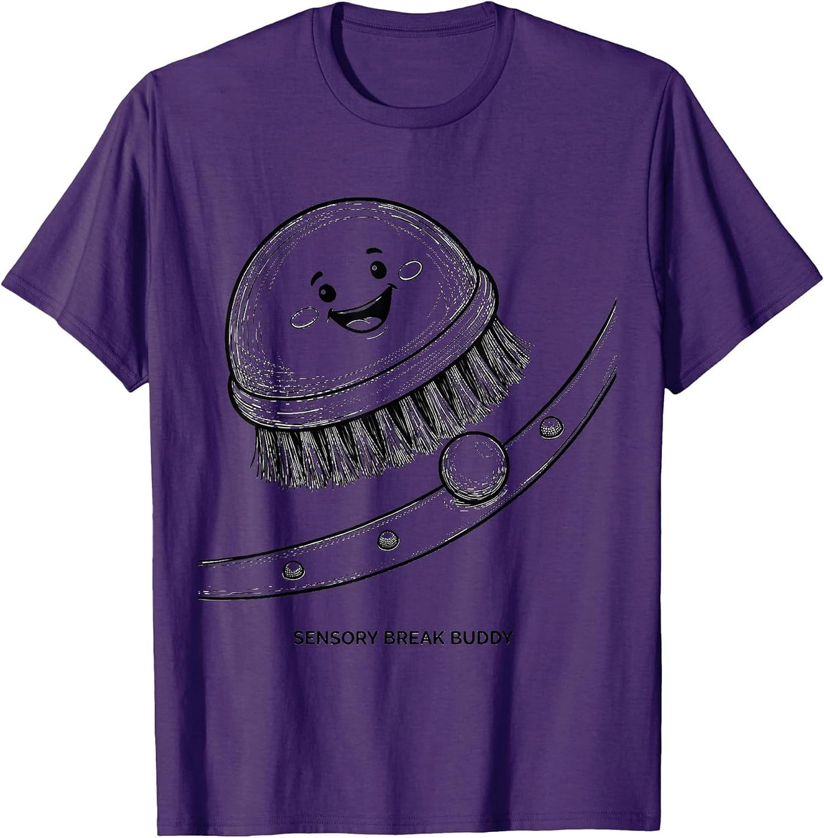 Men's Sensory Break Buddy Playful Occupational Therapy OT Student T-Shirt - Purple