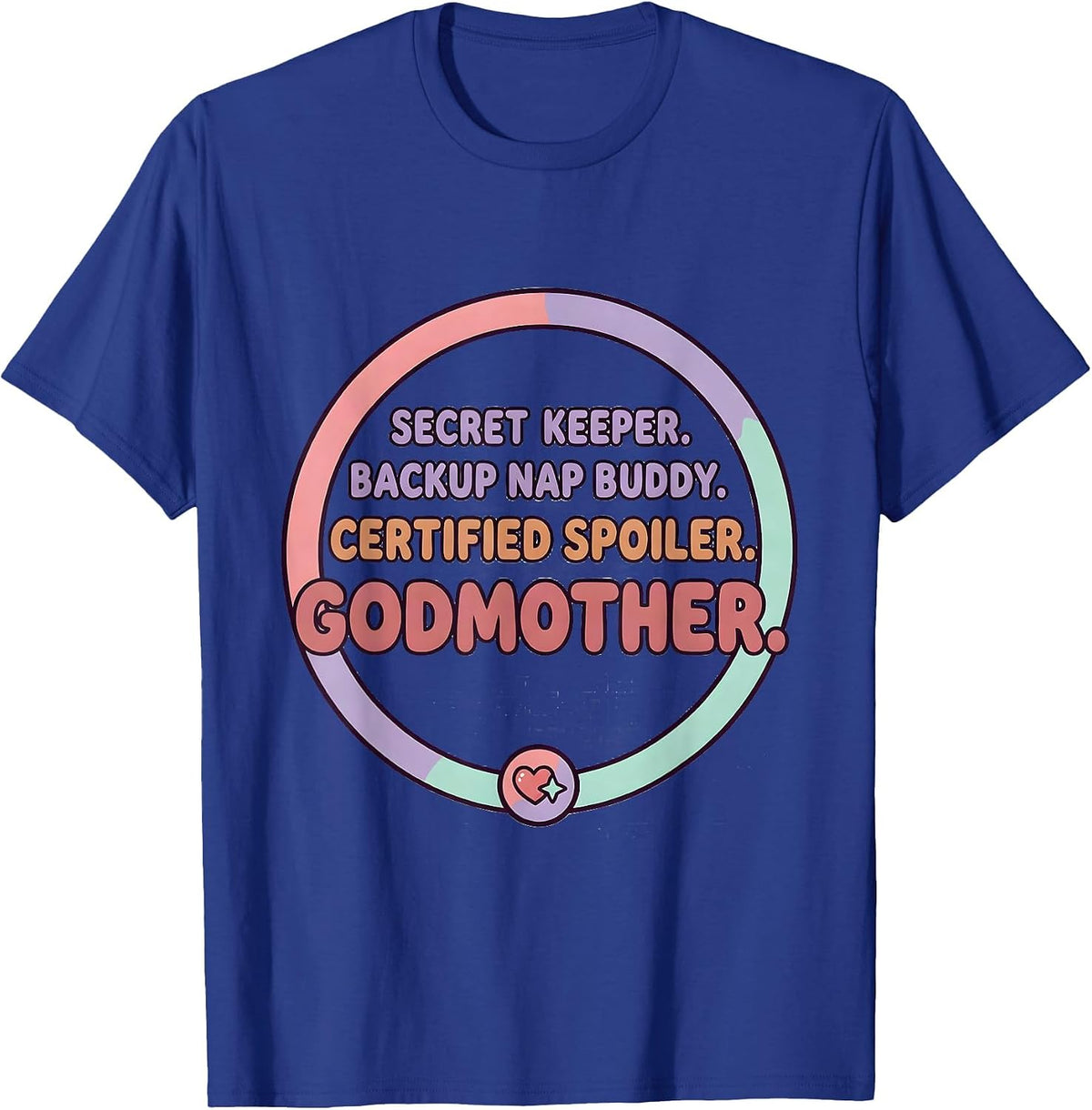Men's Secret Keeper Godmother Cute Kawaii T-Shirt - Royal Blue