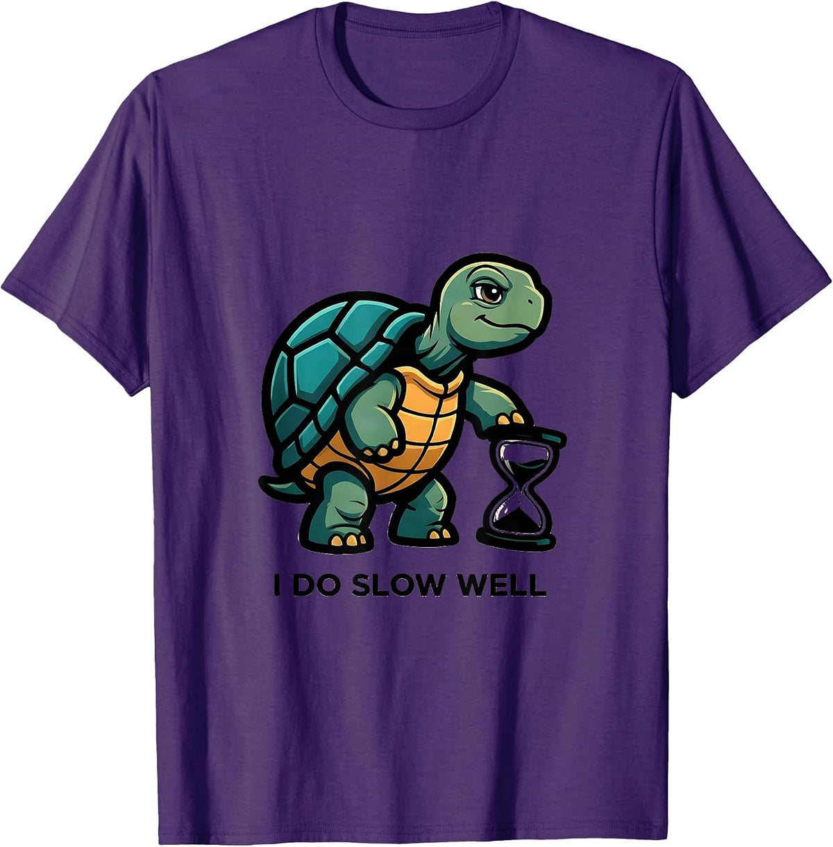 Men's I Do Slow Well Funny Tortoise Lover Pet Owner Gift T-Shirt - Purple