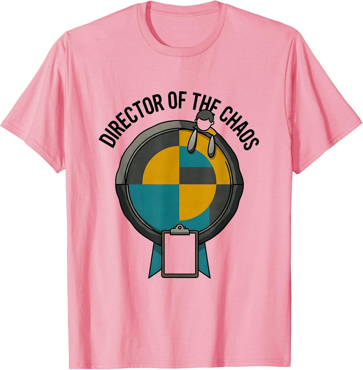 Men's Director Of The Chaos Midcentury Modern Daycare Provider T-Shirt - Pink