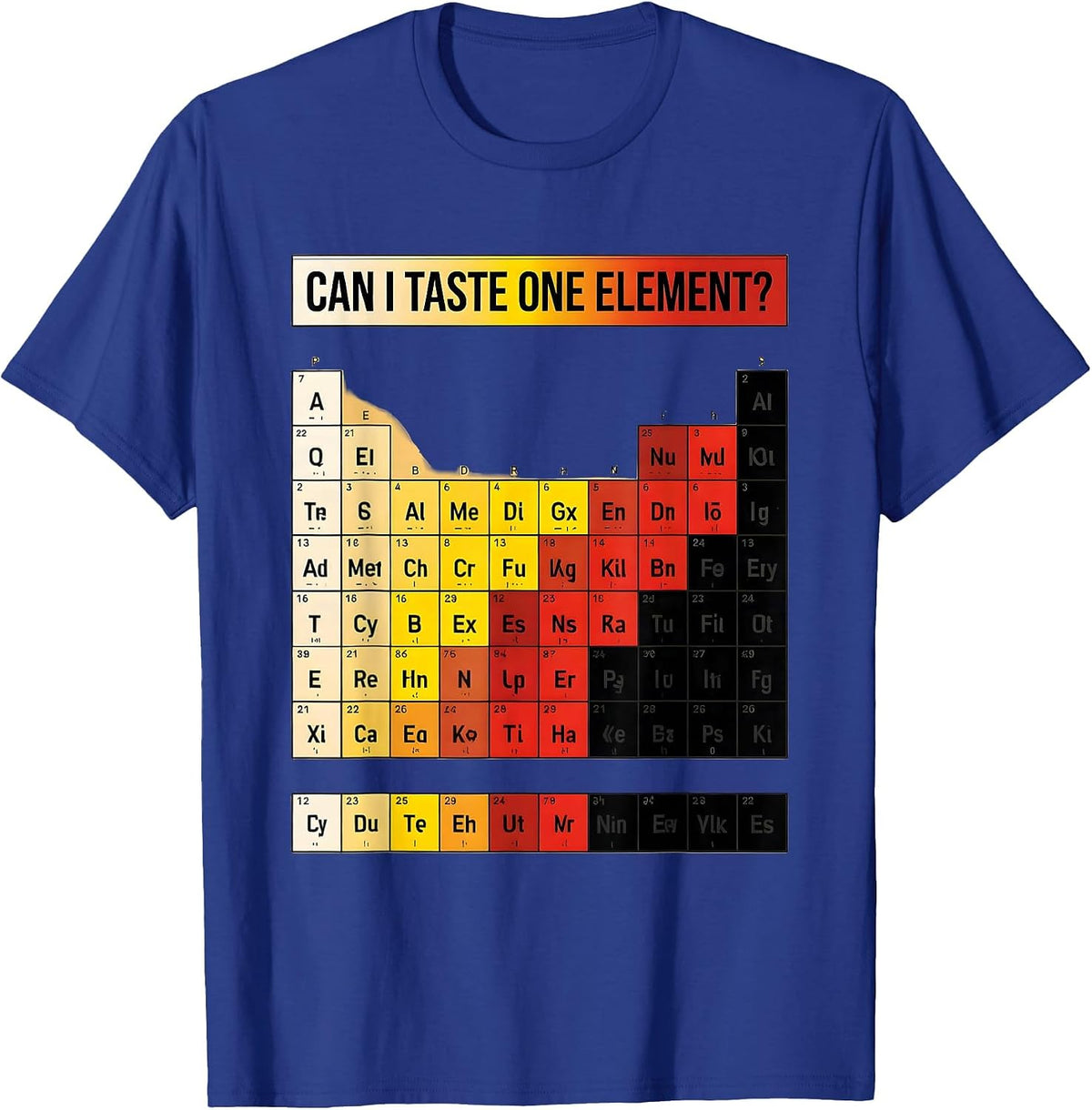 Men's Can I Taste One Element Funny Periodic Table Science Teacher T-Shirt - Royal Blue