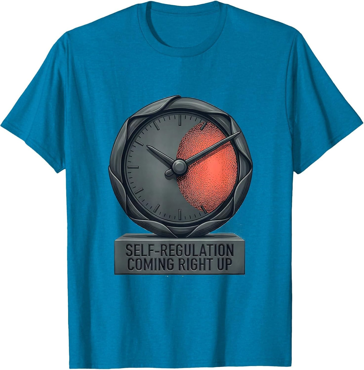 Self-Regulation, Coming Right Up Occupational Therapy T-Shirt - Sapphire Blue