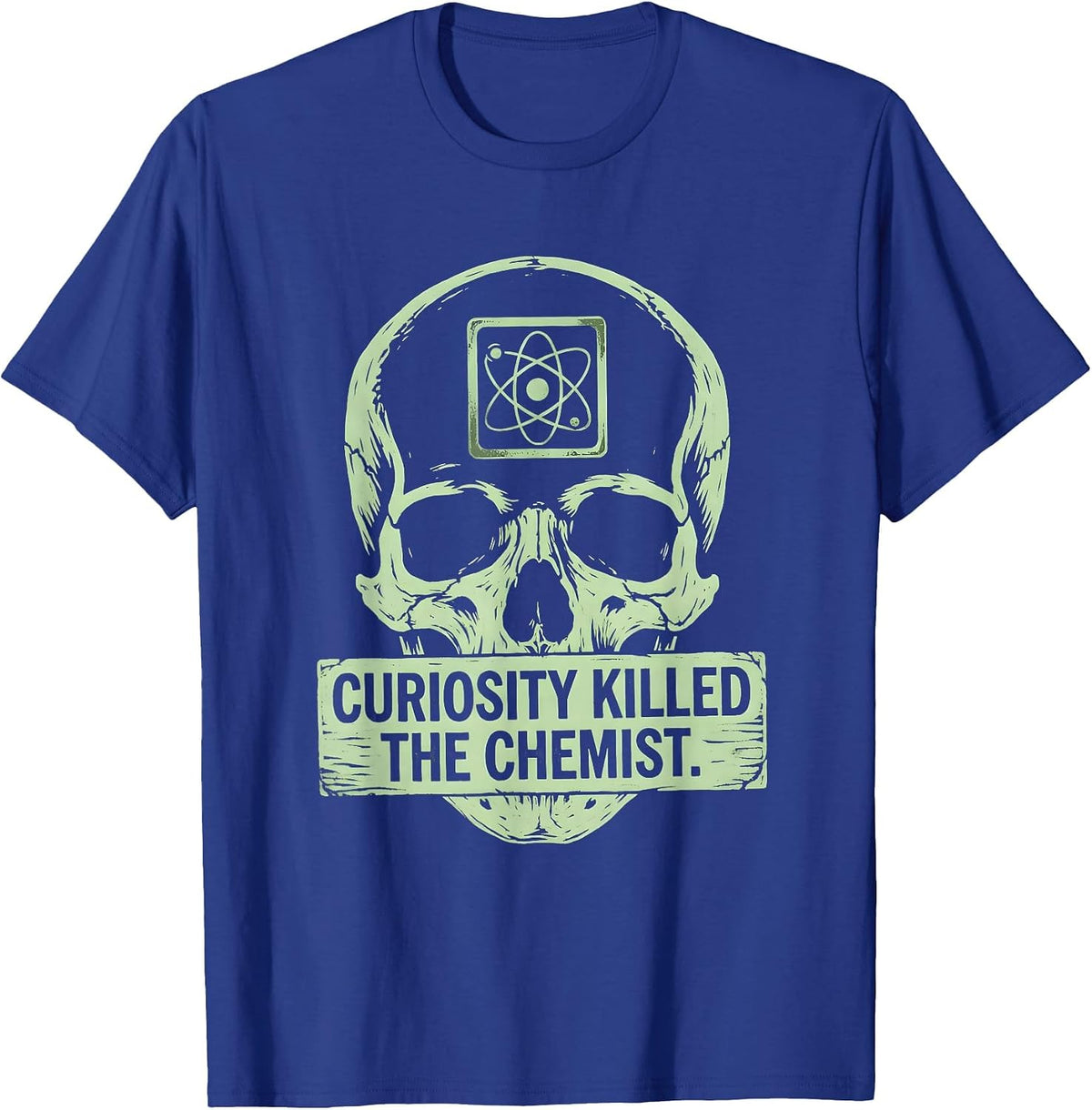 Can I Lick It Periodic Table Chemist Design T-Shirt - Royal Blue