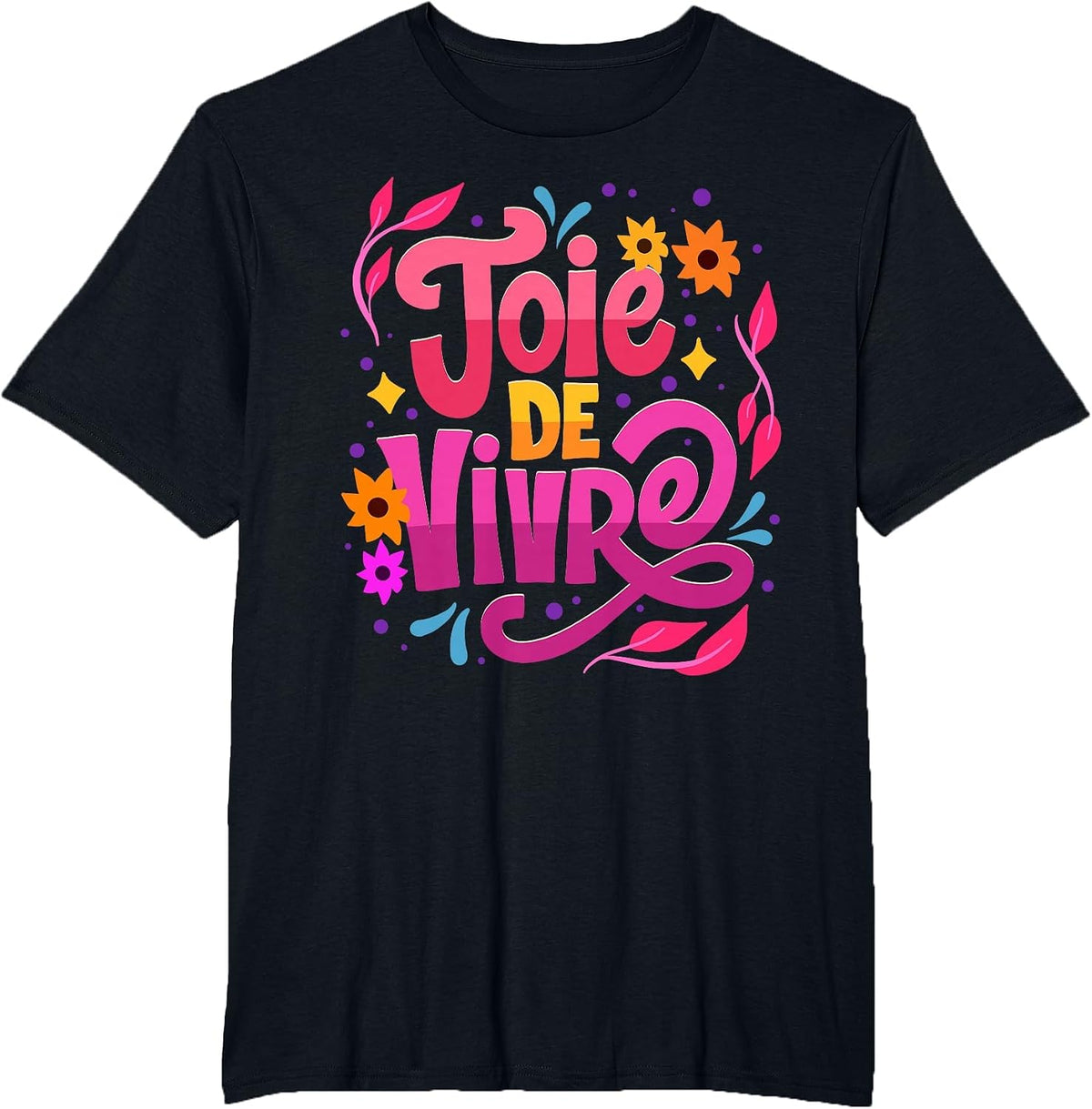 Joie De Vivre - Mardi Gras T-Shirt - Black
