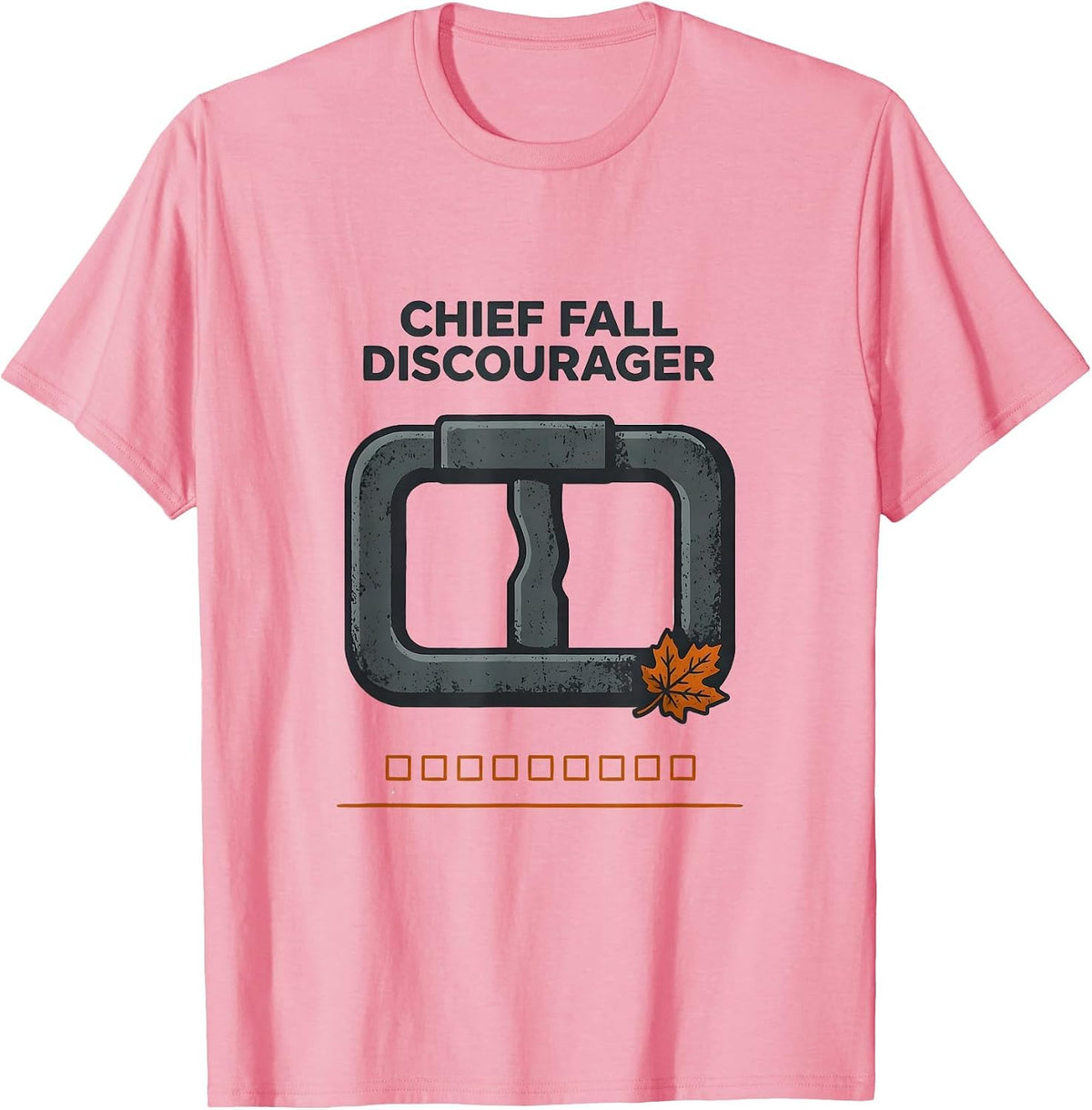 Men's Chief Fall Discourager Funny Nurse Physical Therapy PT OT T-Shirt - Pink