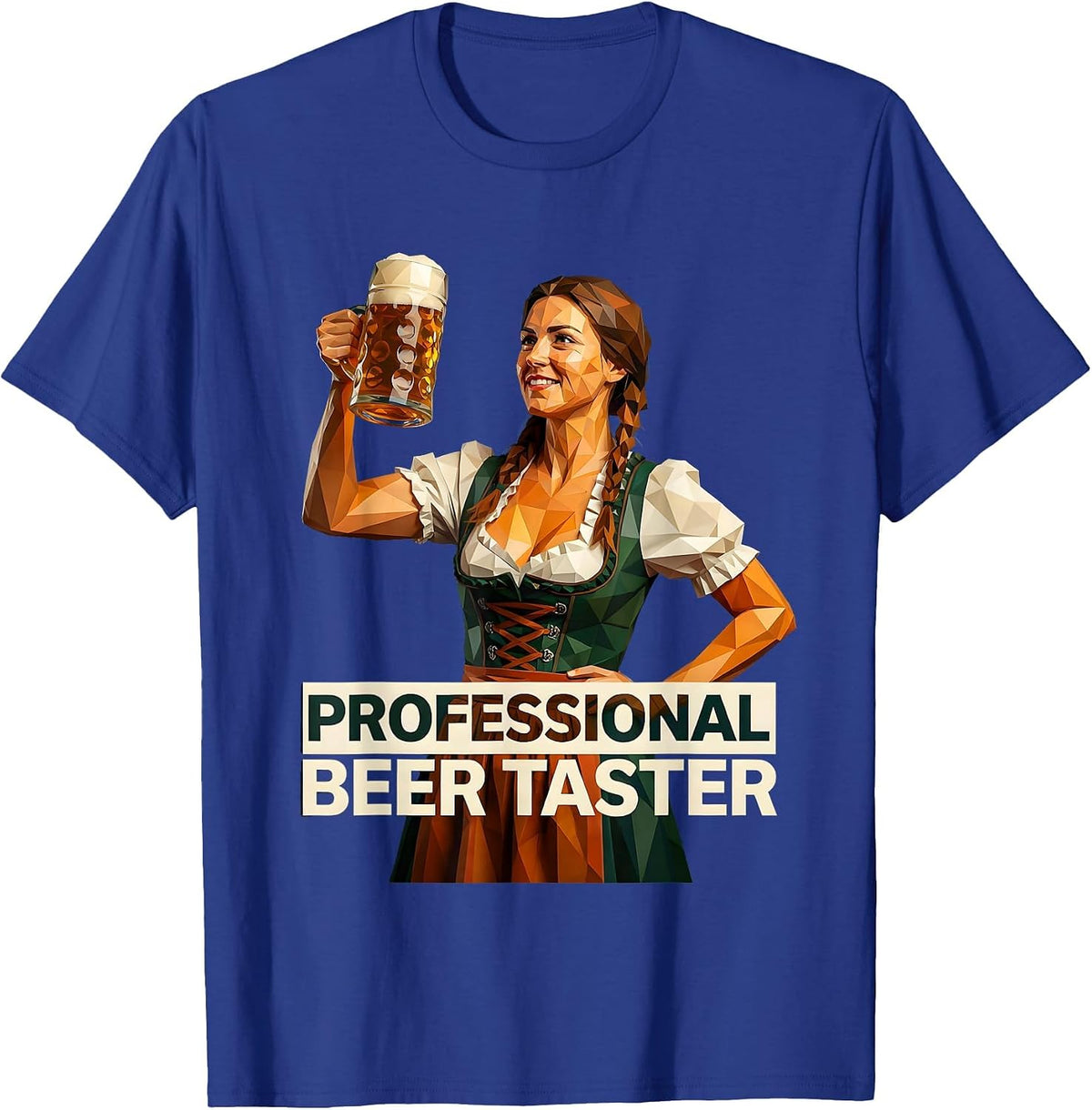 Professional Beer Taster Oktoberfest Design T-Shirt - Royal Blue