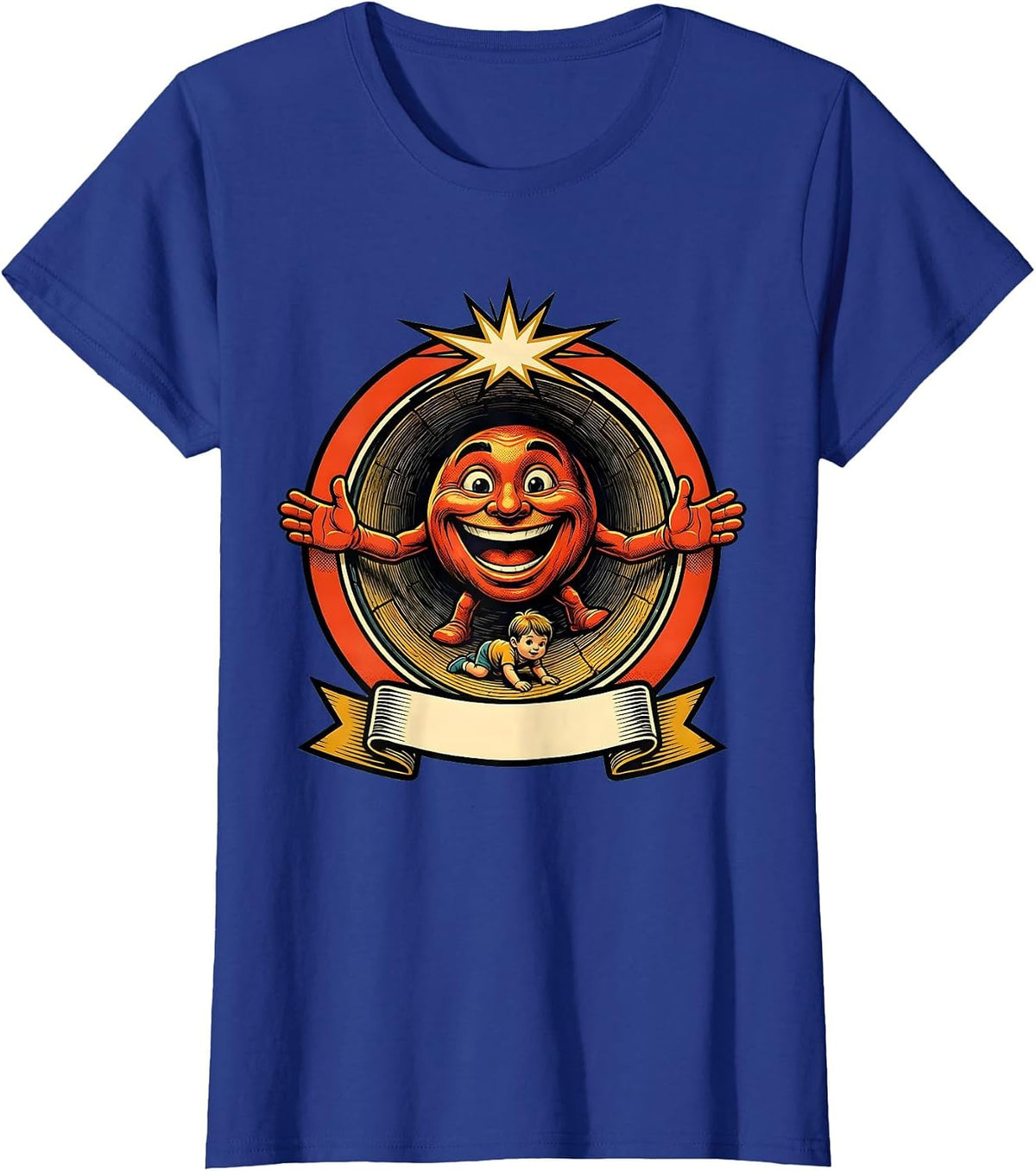 Women's Occupational Therapy Child Tunnel Obstacle Course T-Shirt - Royal Blue