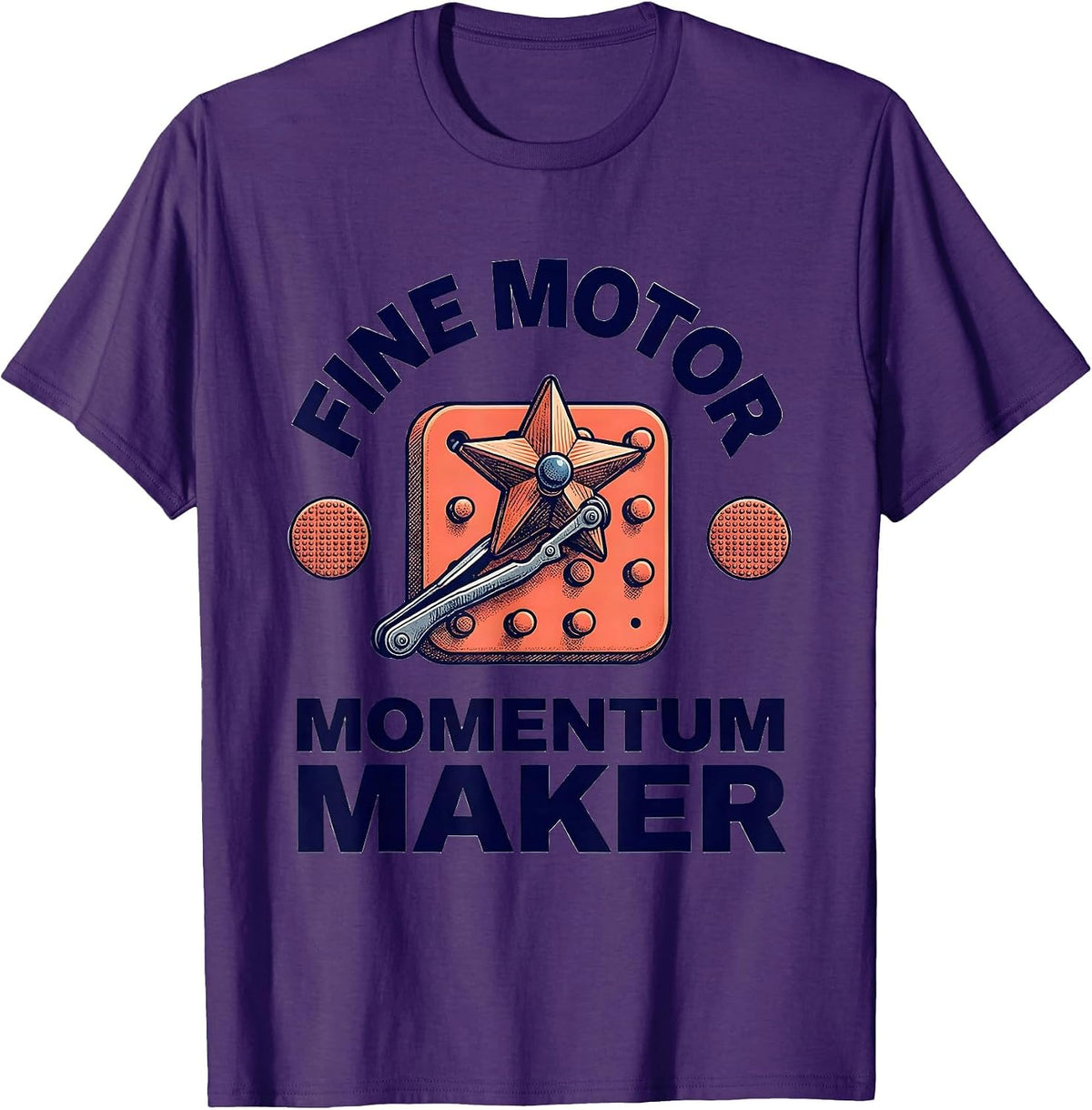 Fine Motor Momentum Maker Occupational Therapy Sensory T-Shirt - Purple