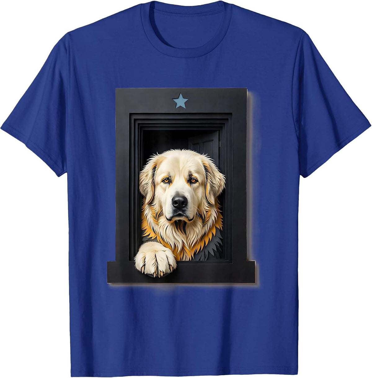Men's Great Pyrenees Dog Breed Funny Pet Lover Gift T-Shirt - Royal Blue