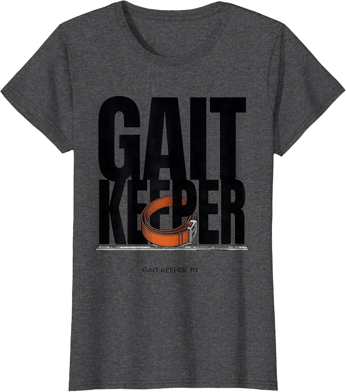 Women's Gait Keeper PT Occupational Therapy Halloween Trick T-Shirt - Dark Heather Grey