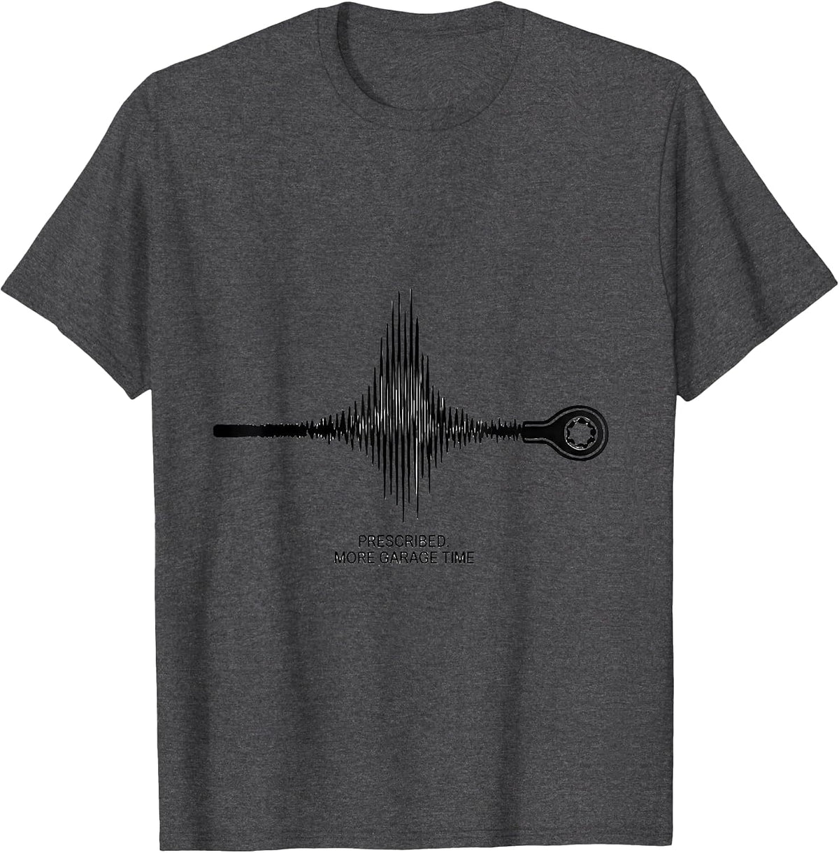 More Garage Time Auto Enthusiast Car Guy Mechanic Humor T-Shirt - Dark Heather Grey