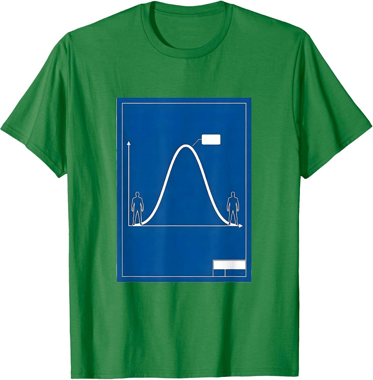 Men's Reaction Coordinate Curve Technical Blueprint Science Humor T-Shirt - Kelly Green