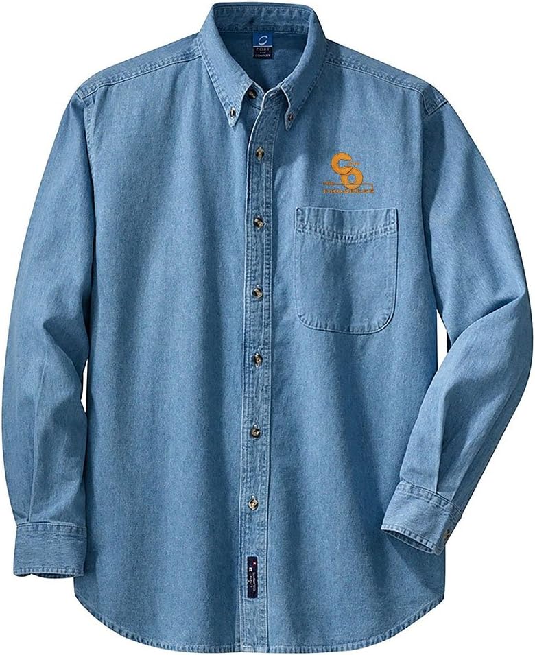 Chesapeake and Ohio Railway Long Sleeve Embroidered Denim [den43LS] - Denim