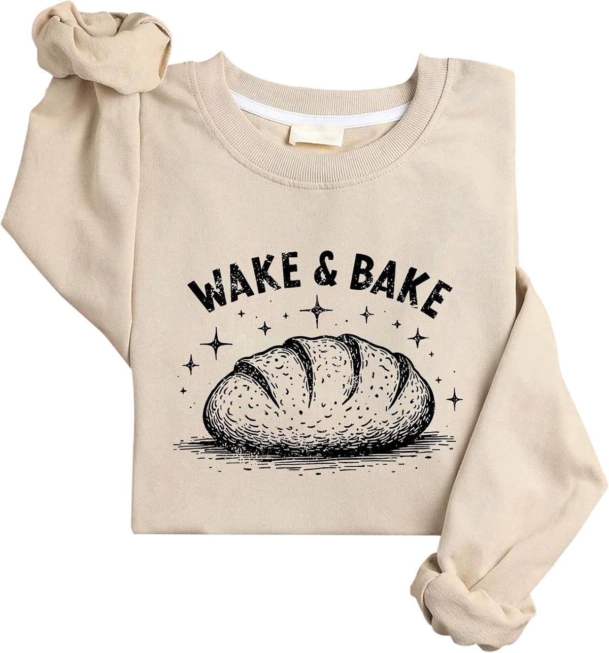 Wake And Bakes Sweatshirt Sourdough Sweatshirt - Khika