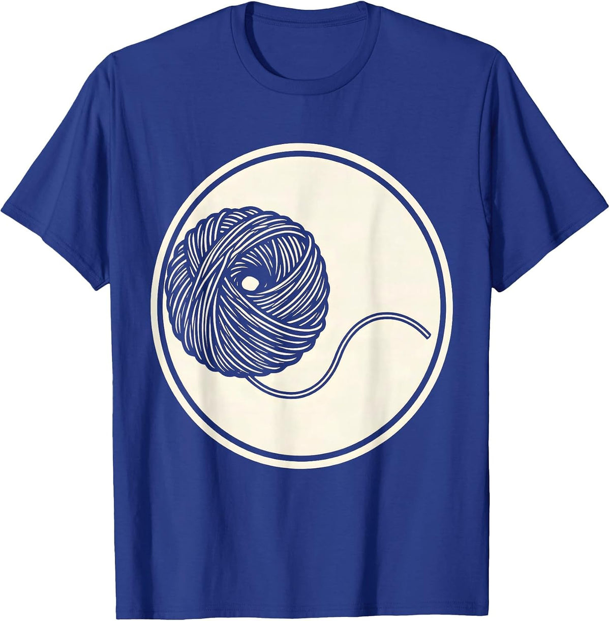 Occupational Therapy Untangled Yarn Graphic T-Shirt - Royal Blue