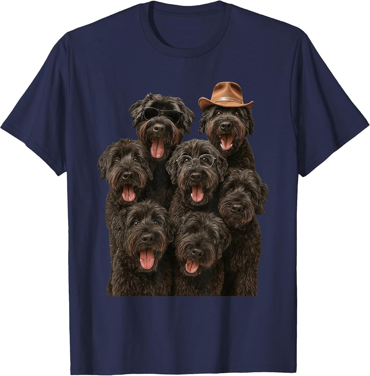 Bouvier des Flandres T-Shirt - Navy Blue