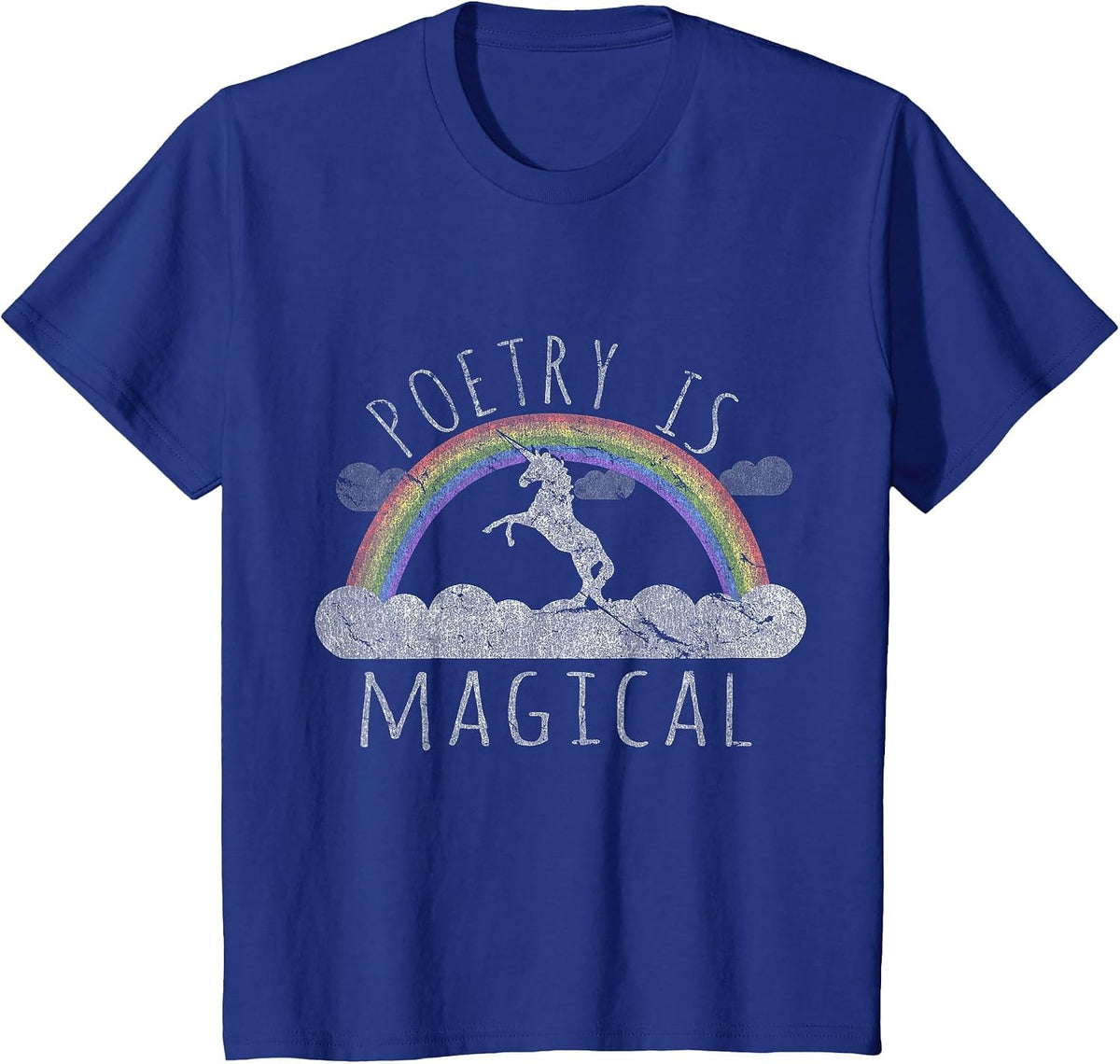 Poetry is Magical T-Shirt - Royal Blue