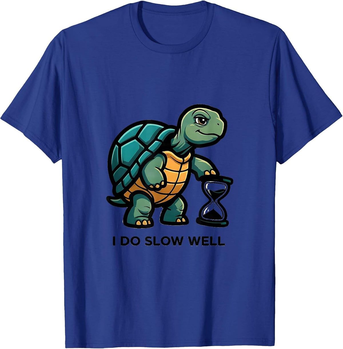 Men's I Do Slow Well Funny Tortoise Lover Pet Owner Gift T-Shirt - Royal Blue