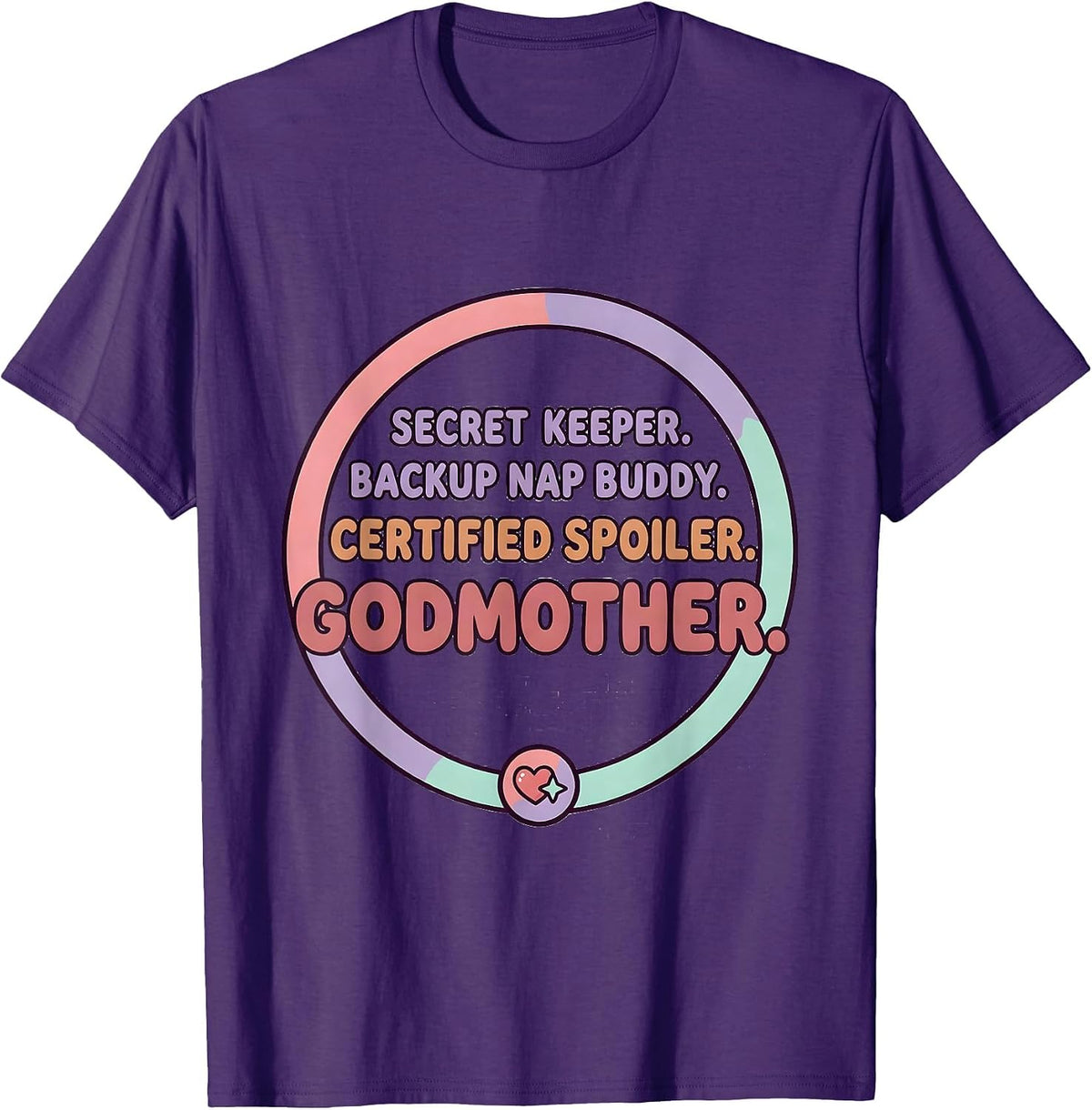 Men's Secret Keeper Godmother Cute Kawaii T-Shirt - Purple