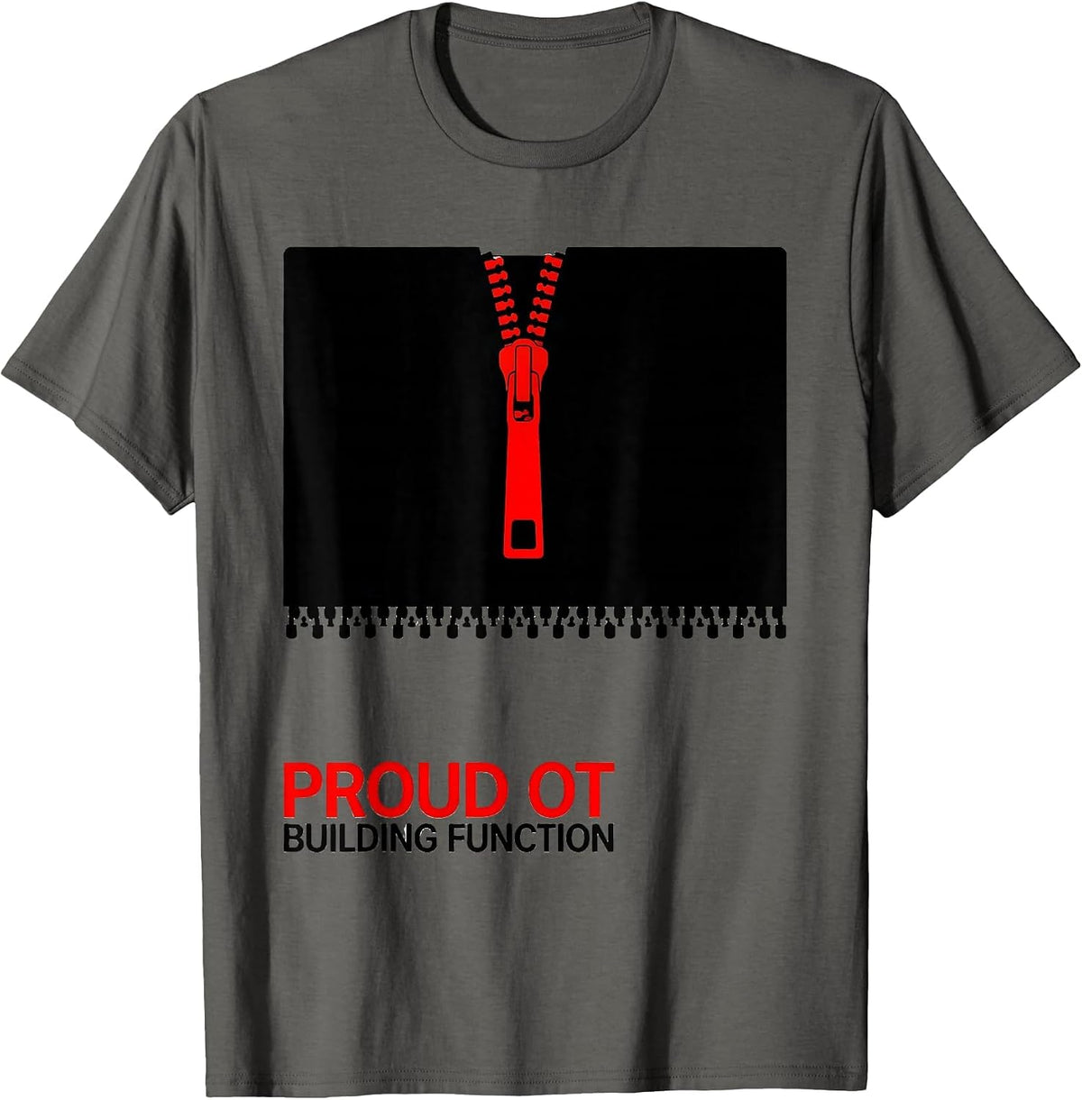 Proud OT Building Function Swiss International Occupational T-Shirt - Asphalt Grey