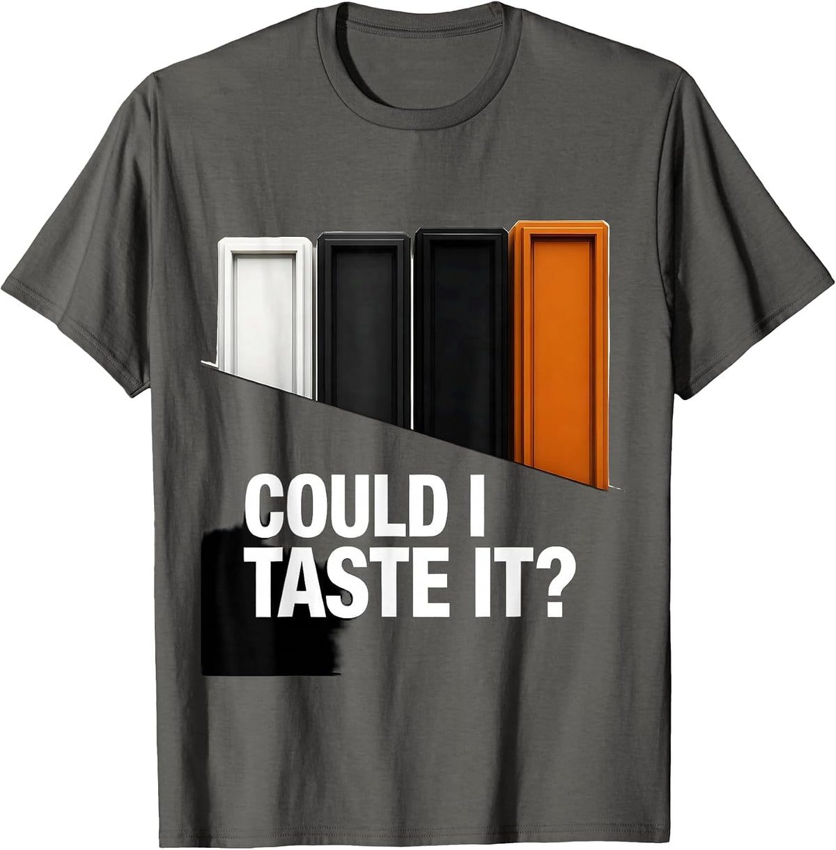 Could I Taste It Brutalist Periodic Table Science Teacher T-Shirt - Asphalt Grey